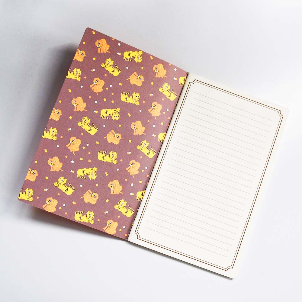 Aderia Retro A5 lined notebook, Japanese retro illustration and high-quality design