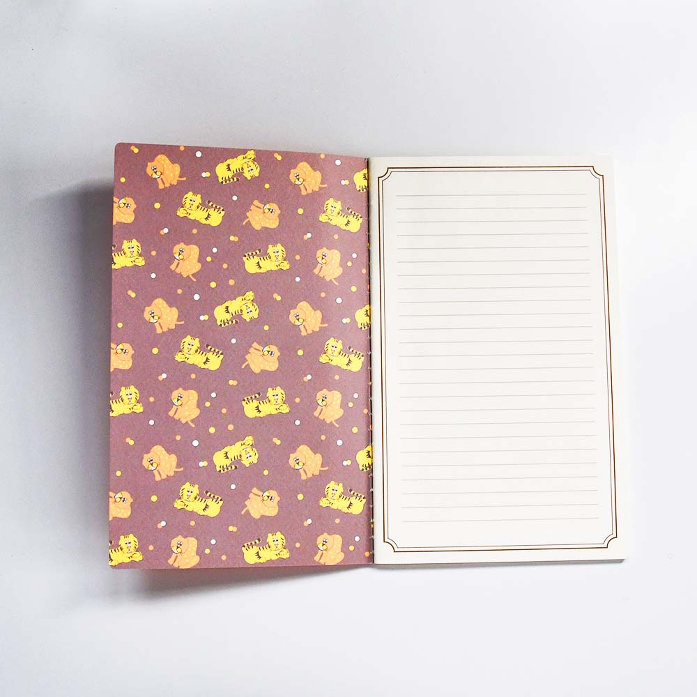 Aderia Retro A5 lined notebook, Japanese retro illustration and high-quality design