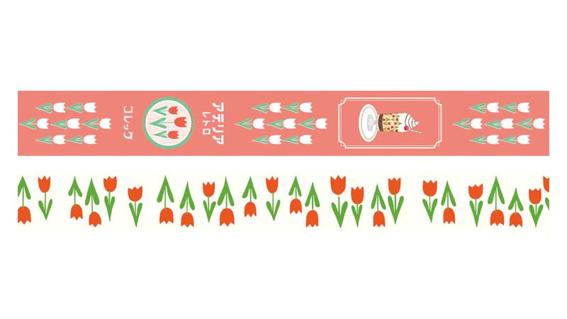 Aderia Retro Masking tape, Japanese retro illustration and high-quality design