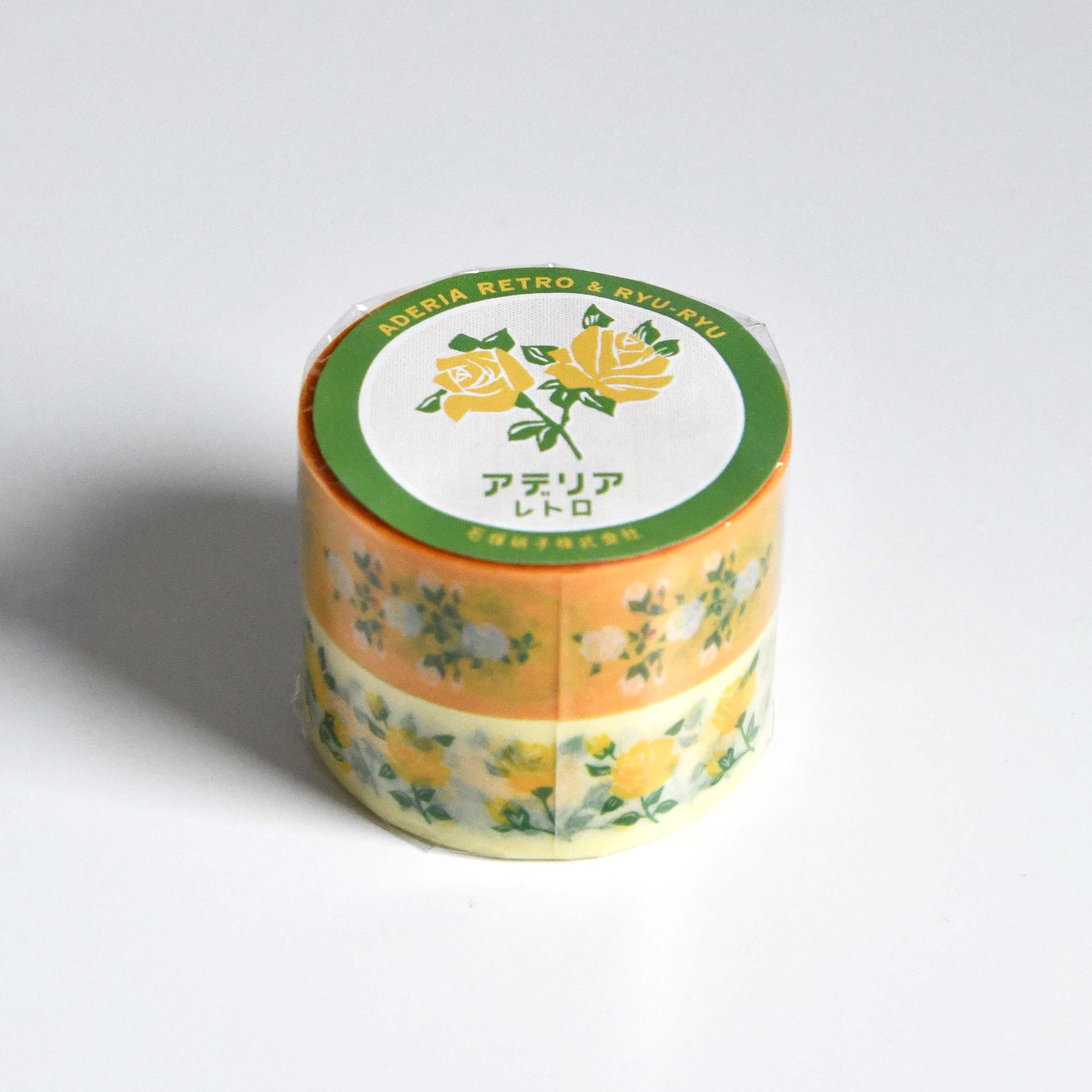 Aderia Retro Masking tape, Japanese retro illustration and high-quality design