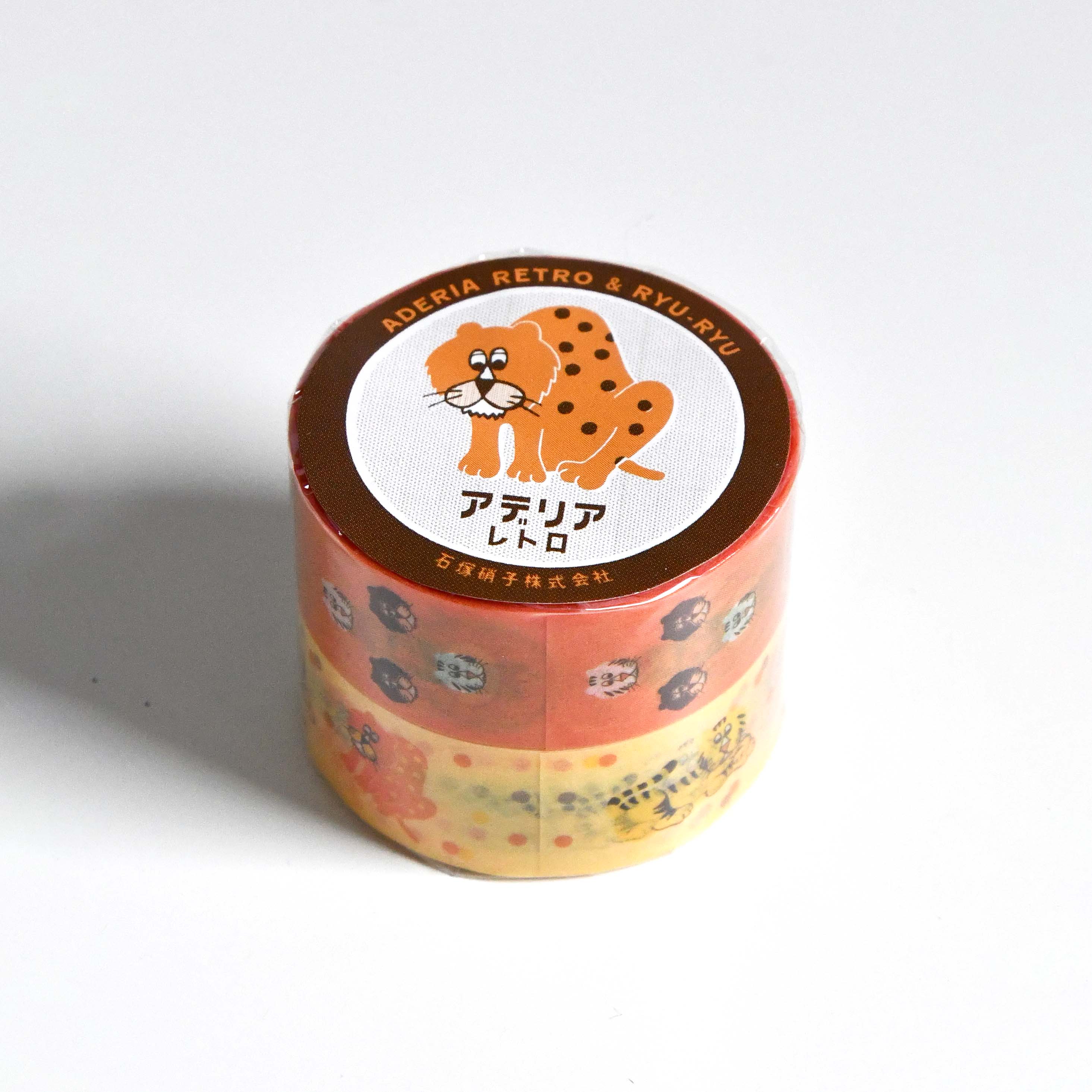 Aderia Retro Masking tape, Japanese retro illustration and high-quality design