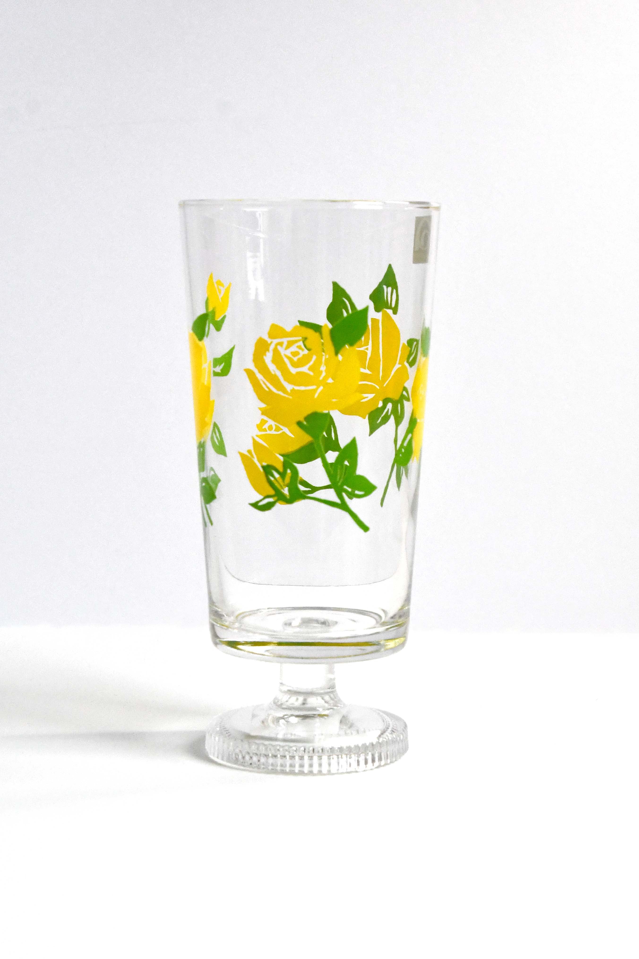 Aderia Retro Cup with leg glassware, Japanese retro illustration and high-quality design