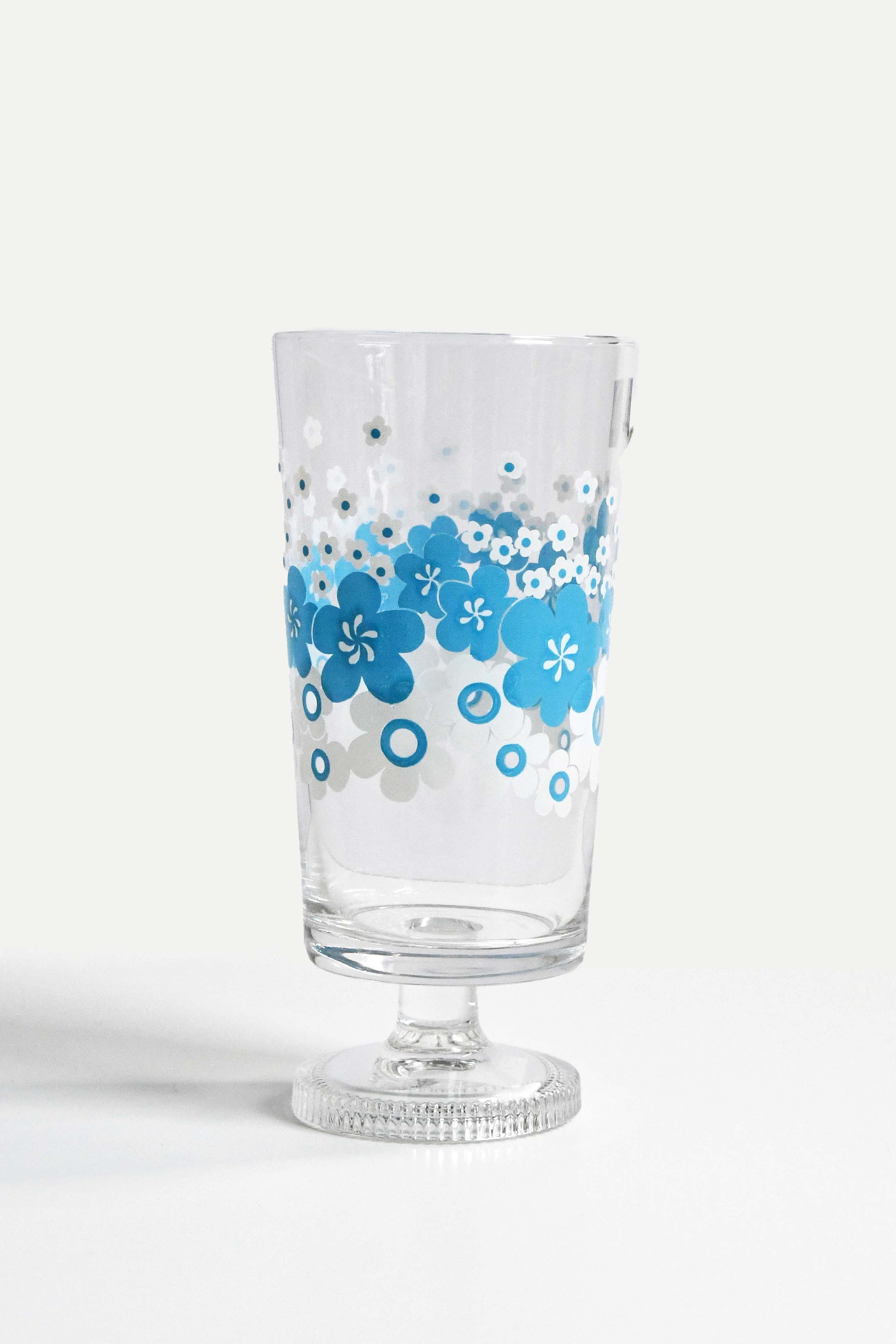 Aderia Retro Cup with leg glassware, Japanese retro illustration and high-quality design