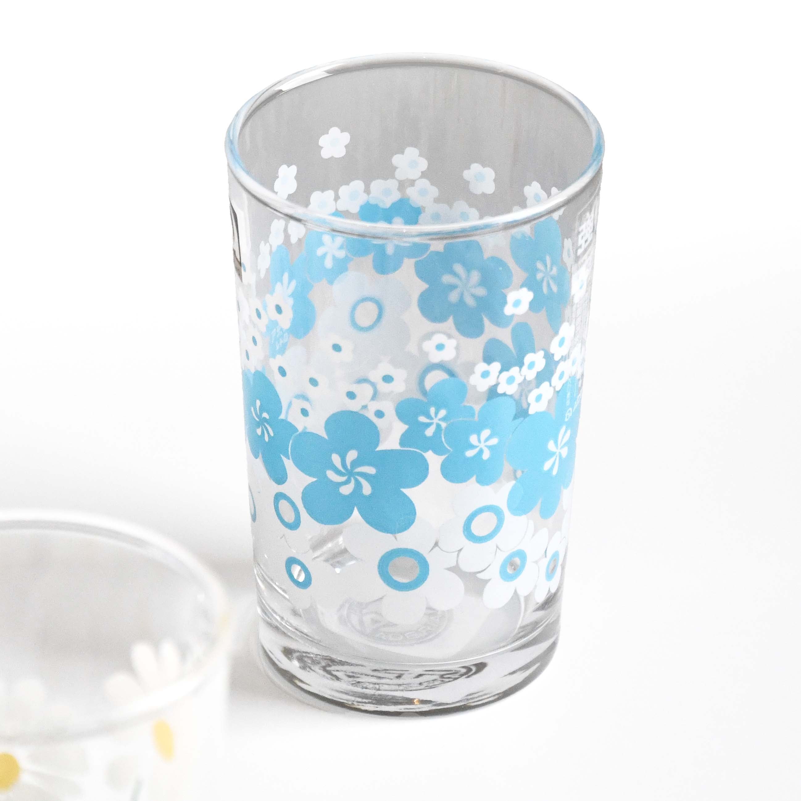 Aderia Retro Medium glass glassware, Japanese retro illustration and high-quality design