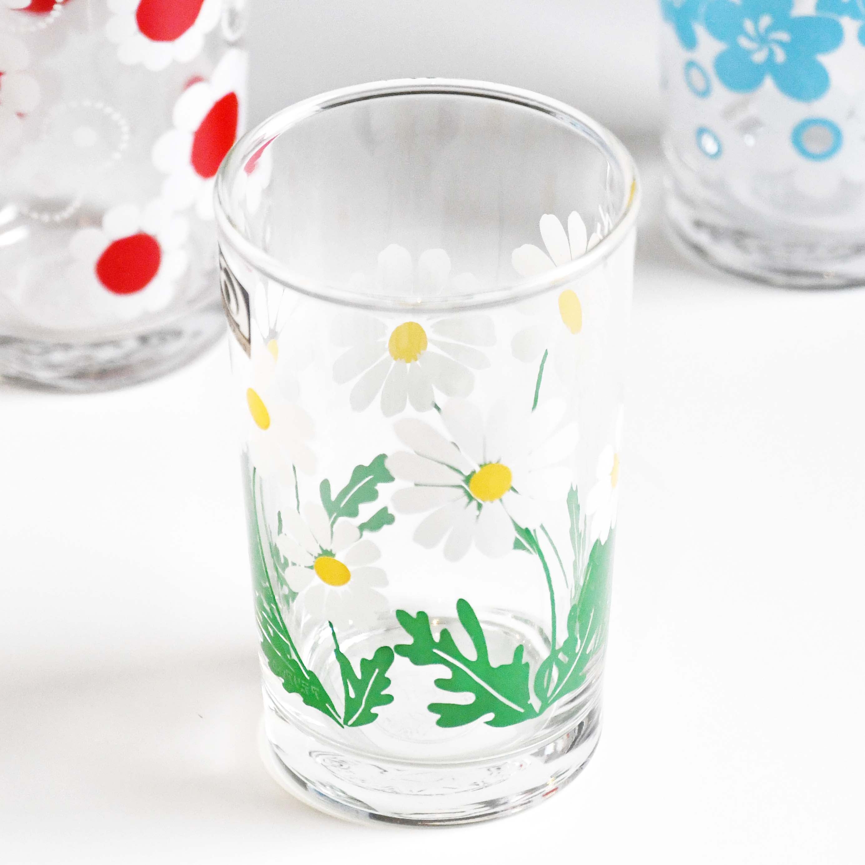 Aderia Retro Medium glass glassware, Japanese retro illustration and high-quality design