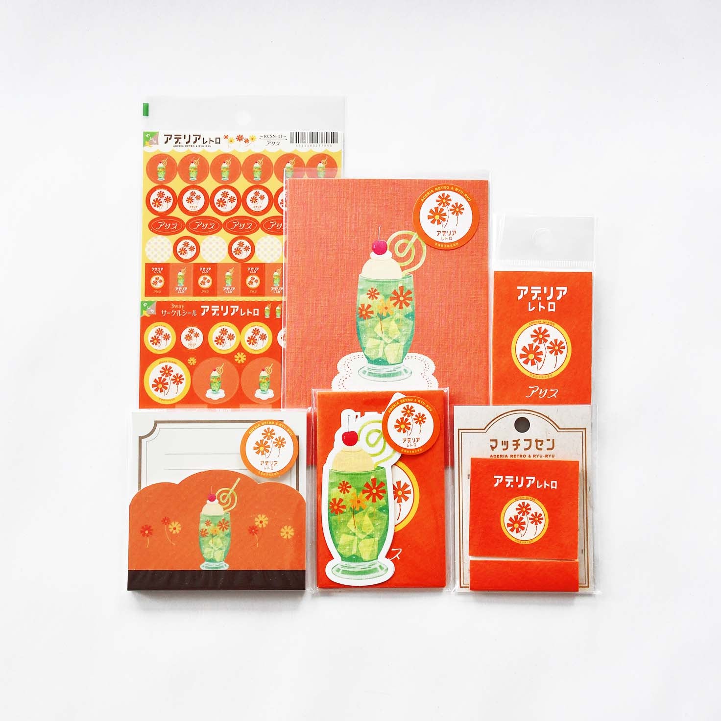 ADERIA RETRO Stationery Set B - Alice