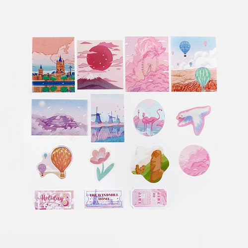 [BGM] Fantasy Trip Flake Masking Sticker - Resort