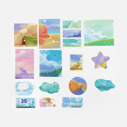 [BGM] Fantasy Trip Flake Masking Sticker - Dream Sky