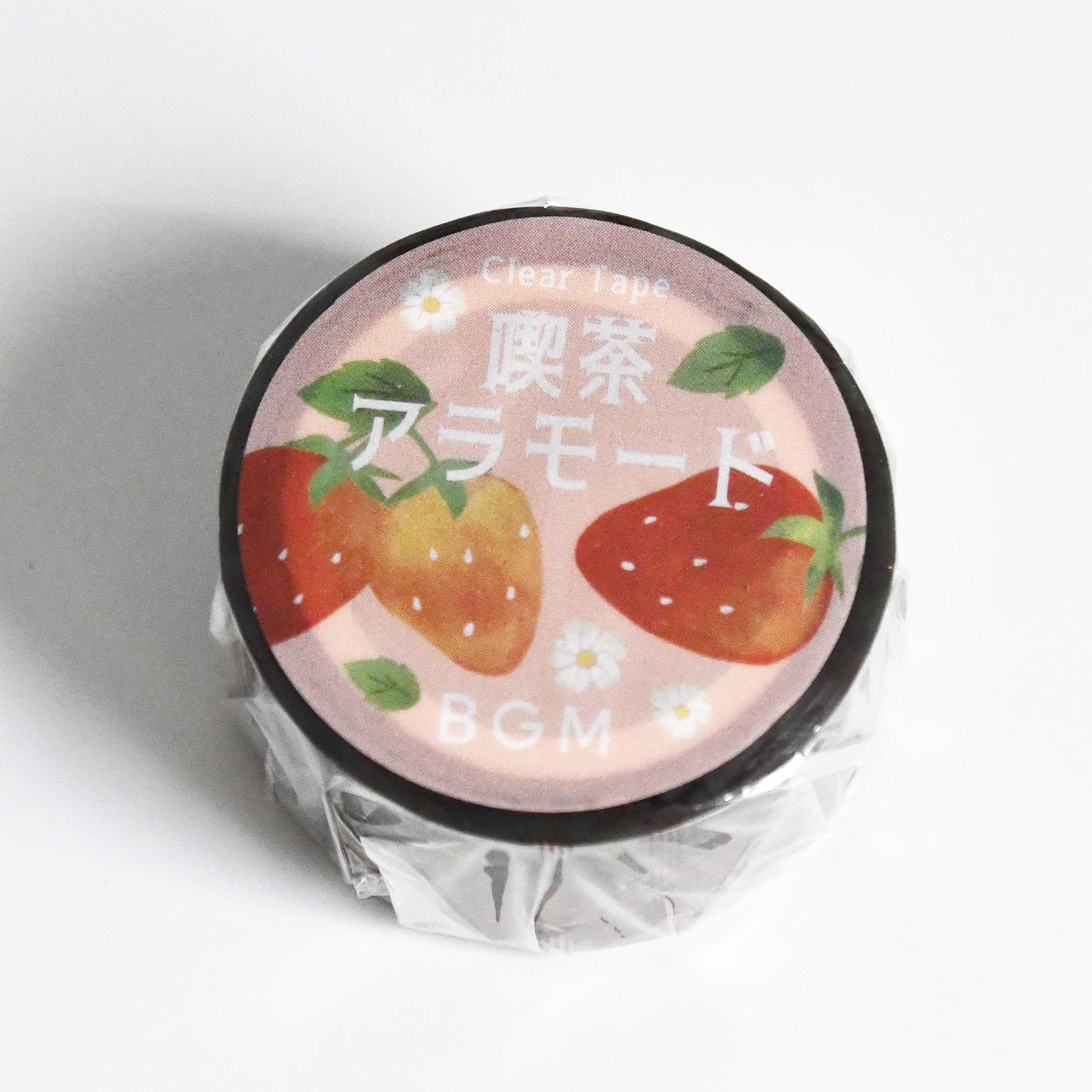 BGM Strawberry A la mode Transparent Masking Tape