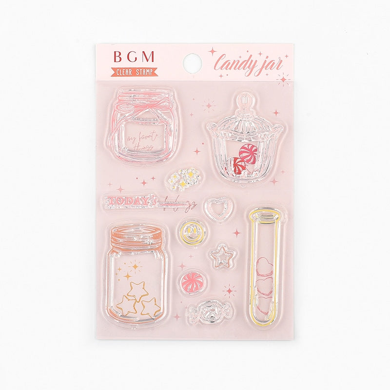 BGM Candy Can Clear Sticker Stamp