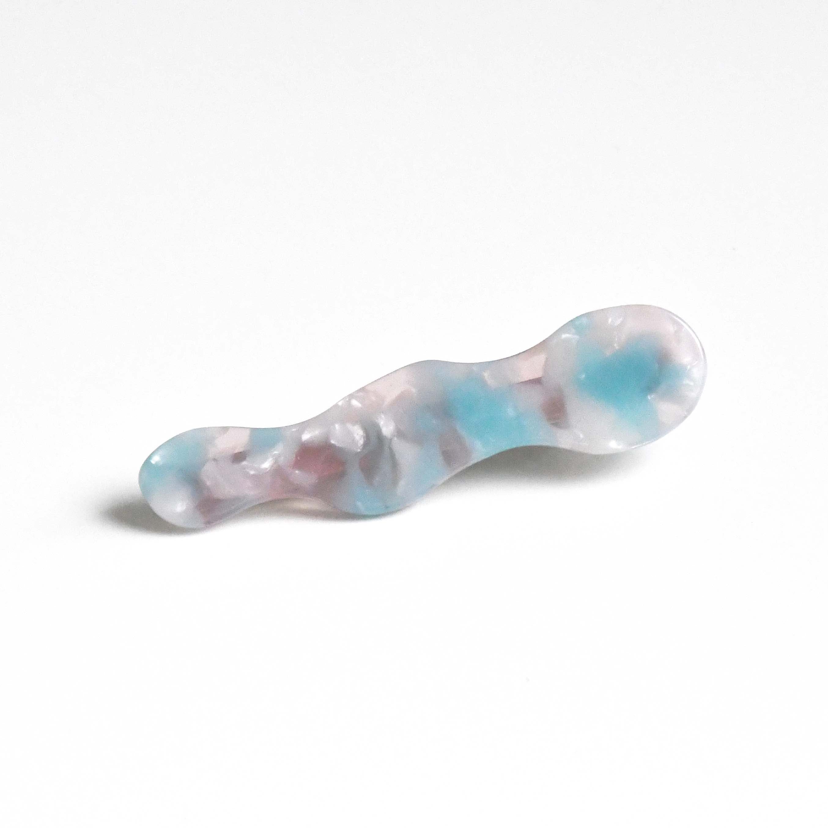 Bibmilk Cloud Hair clip Blue, Korean fashion 