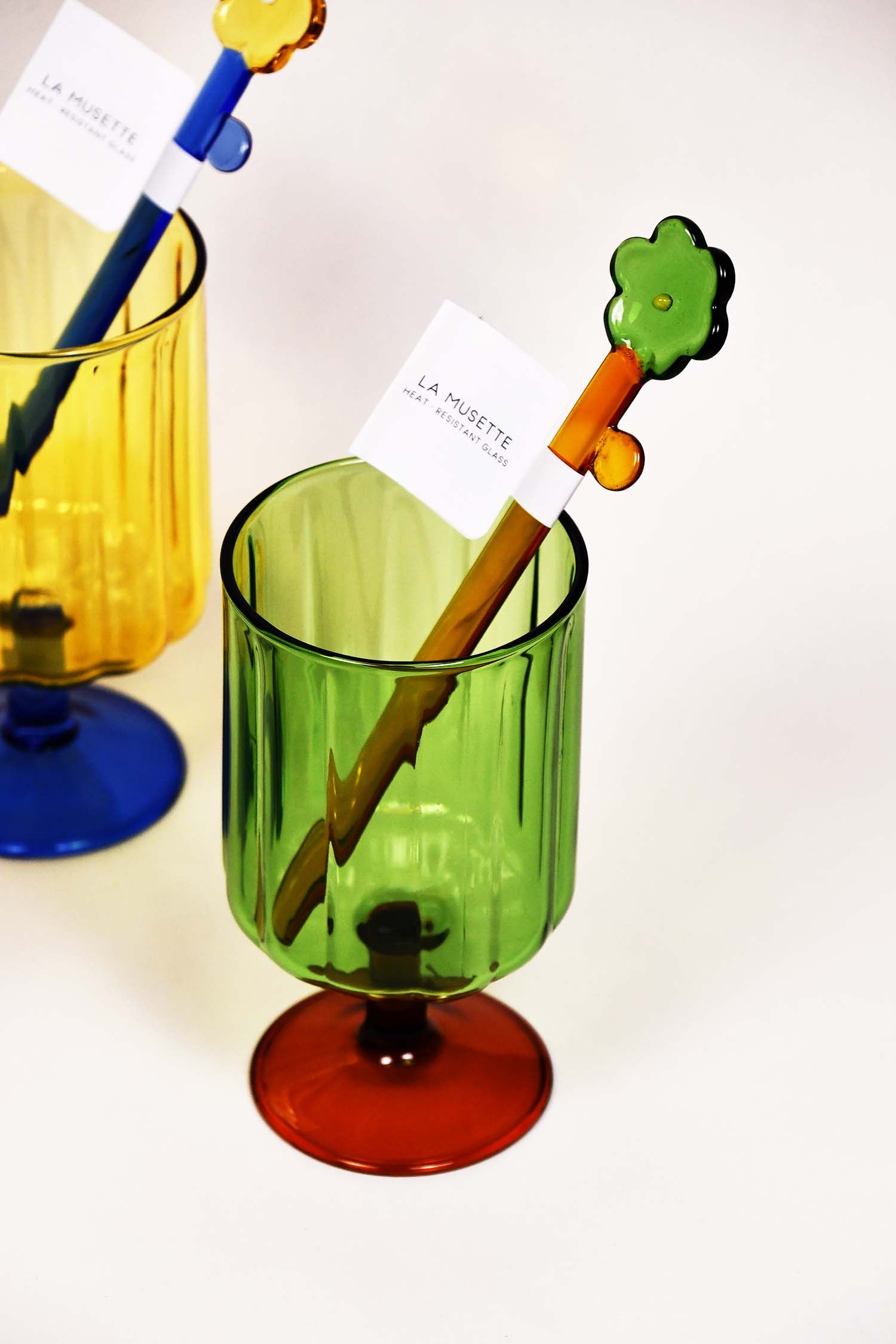 [BISQUE] LA MUSETTE Heat Resistant Flower Muddler - Green × Orange