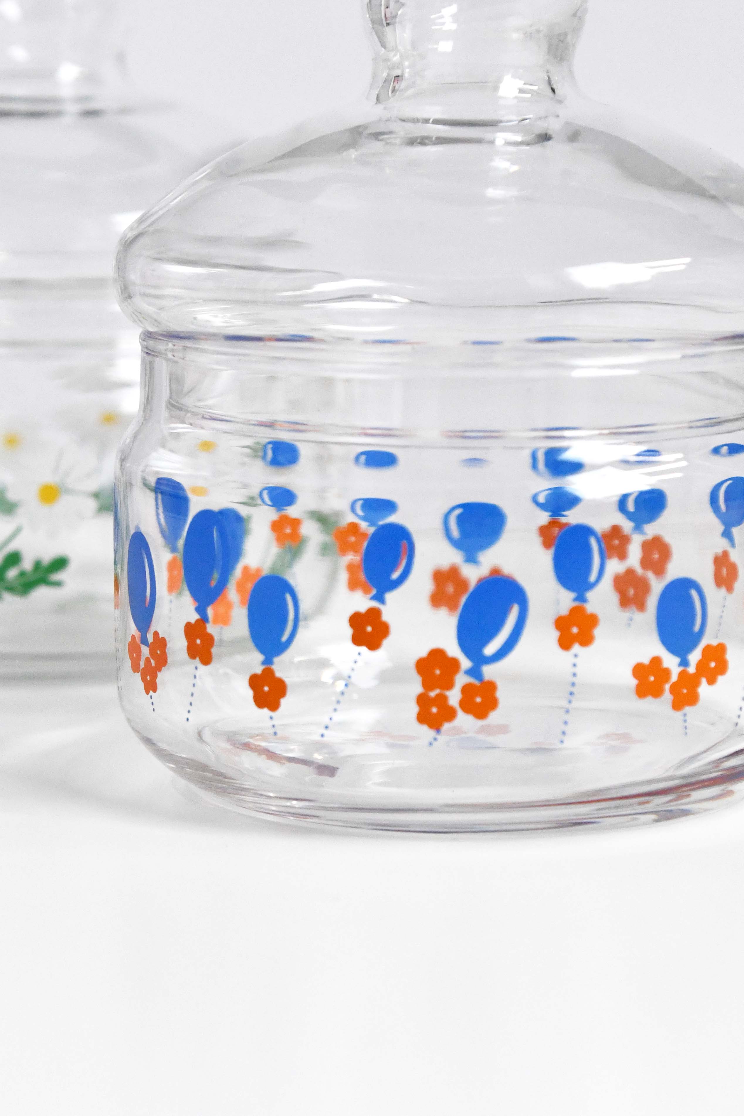 Aderia Retro Candy case glassware, Japanese retro illustration and high-quality design