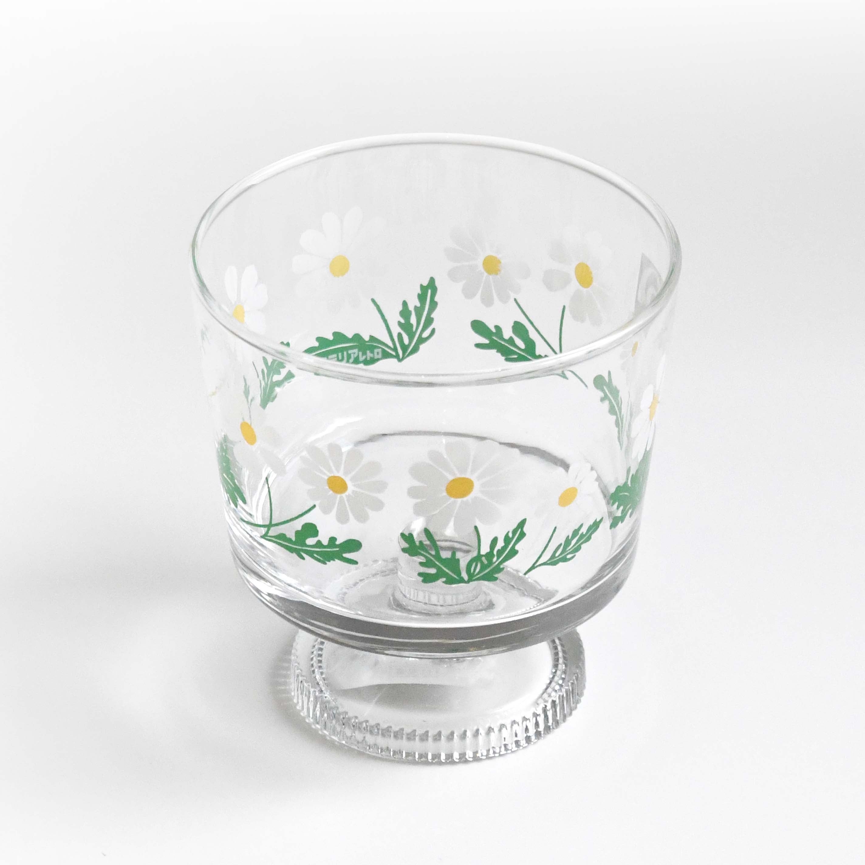 Aderia Retro Deep dessert cup glassware, Japanese retro illustration and high-quality design
