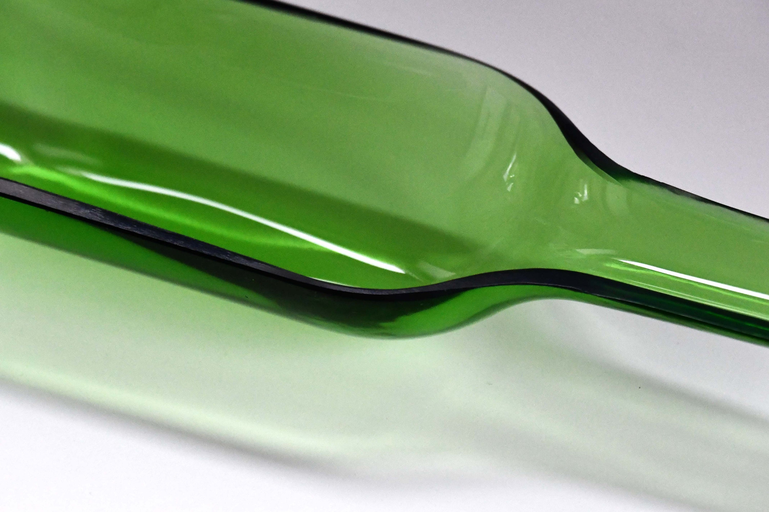 funew Japanese Sustainable Upcycle Wine Glass Tray, Green Modern M, Glassware