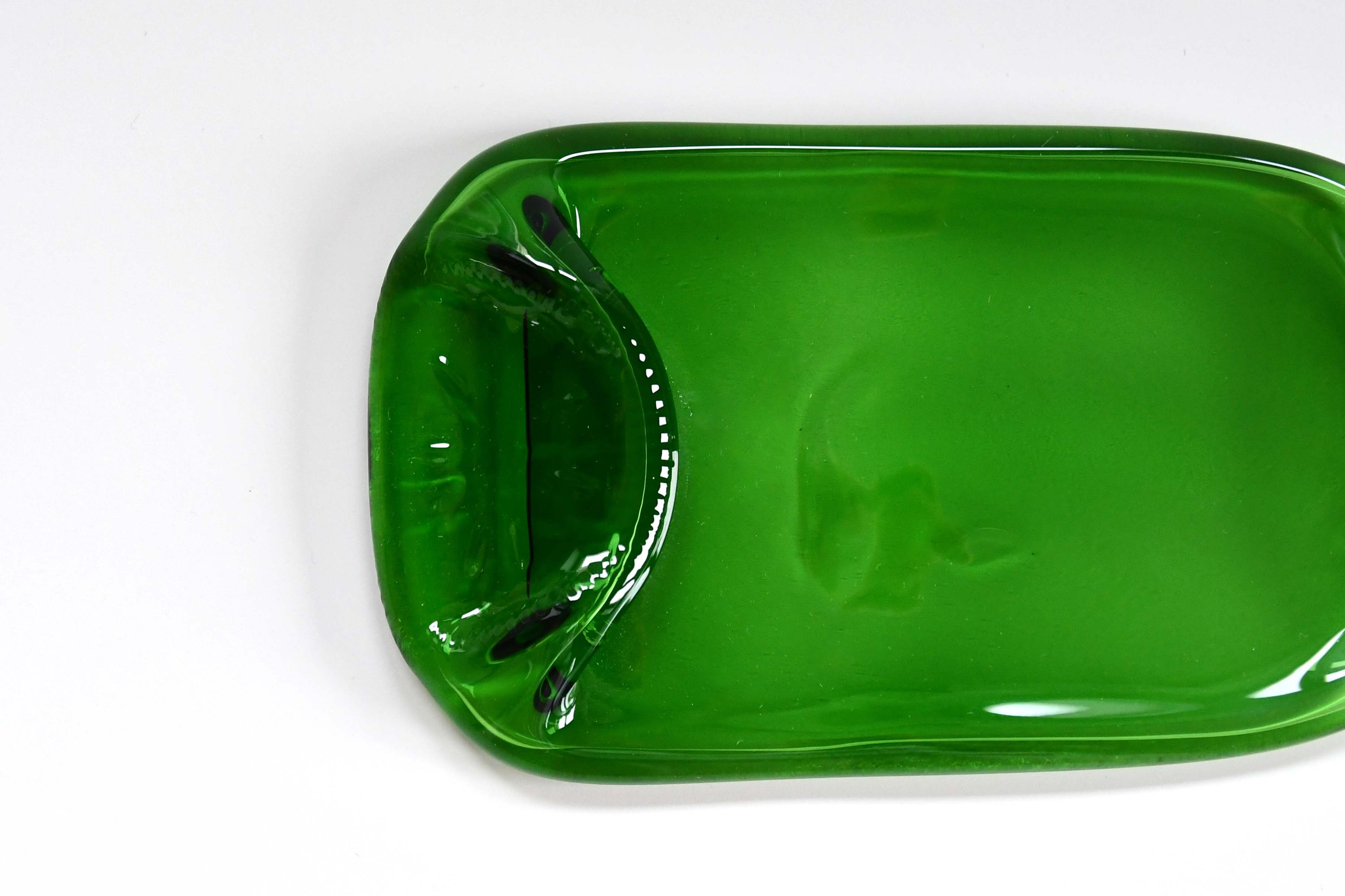 funew Japanese Sustainable Upcycle Wine Glass Tray, Green Modern S, Glassware