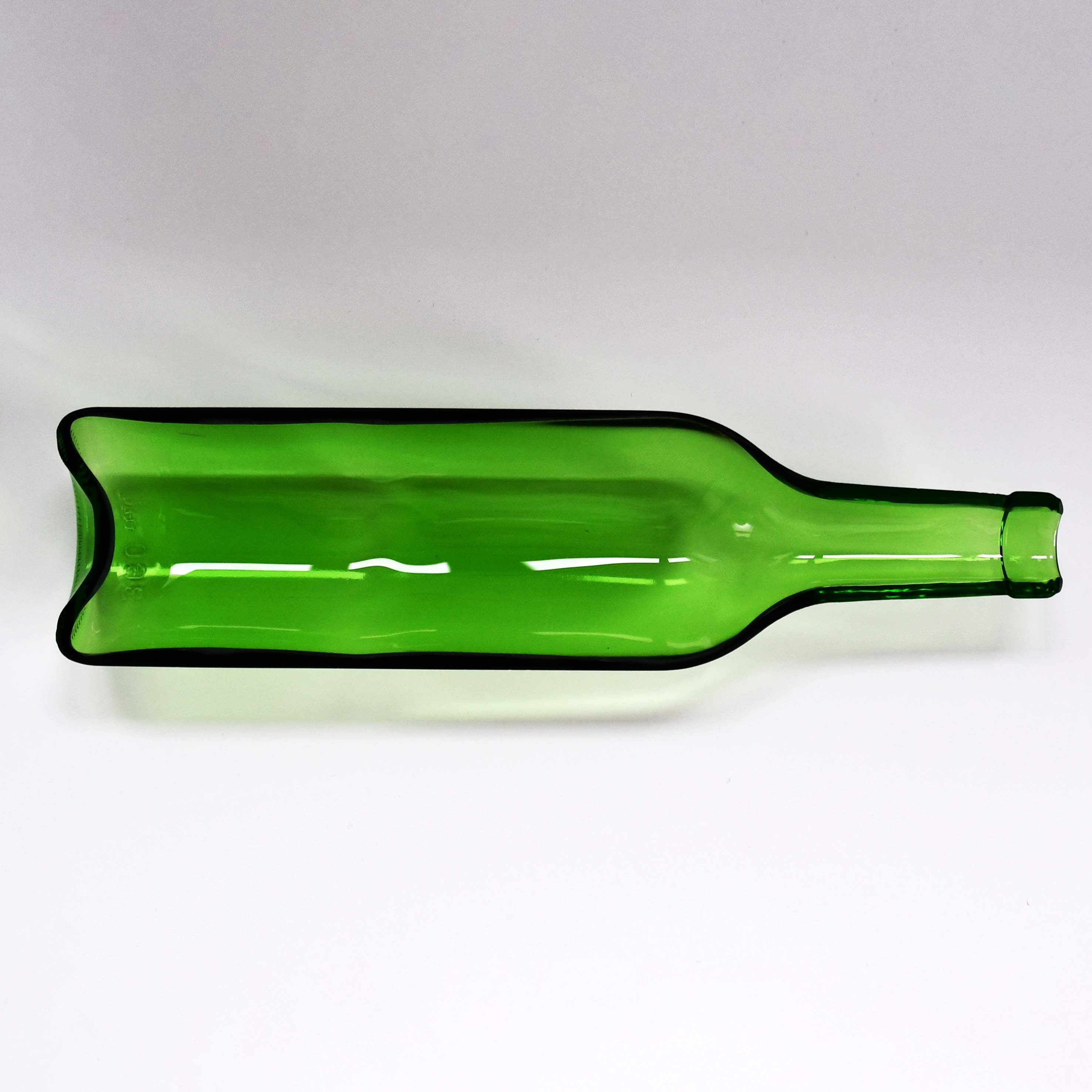 funew Japanese Sustainable Upcycle Wine Glass Tray, Green Modern M, Glassware