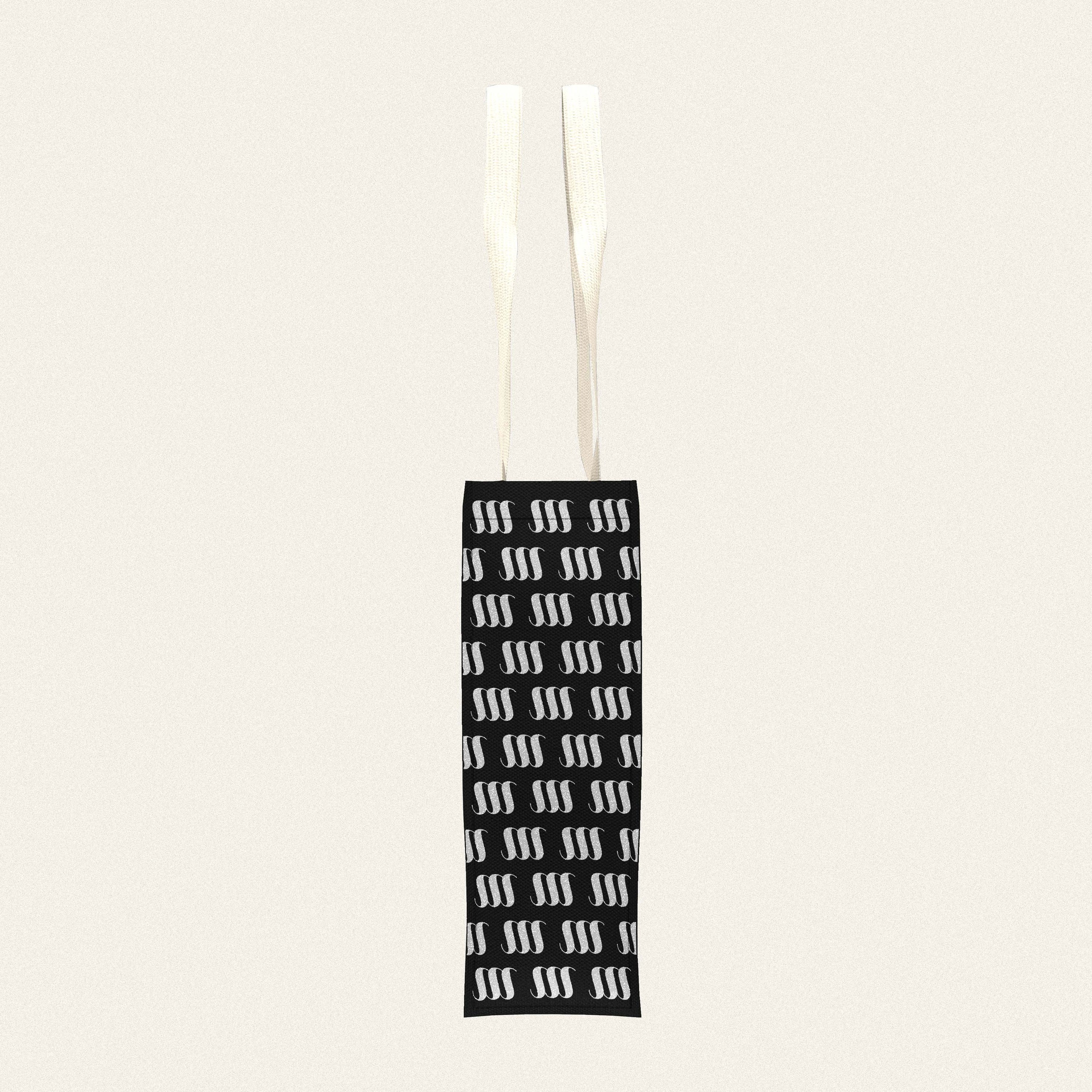 iii Original Logo Tote Bag - Black x Silver