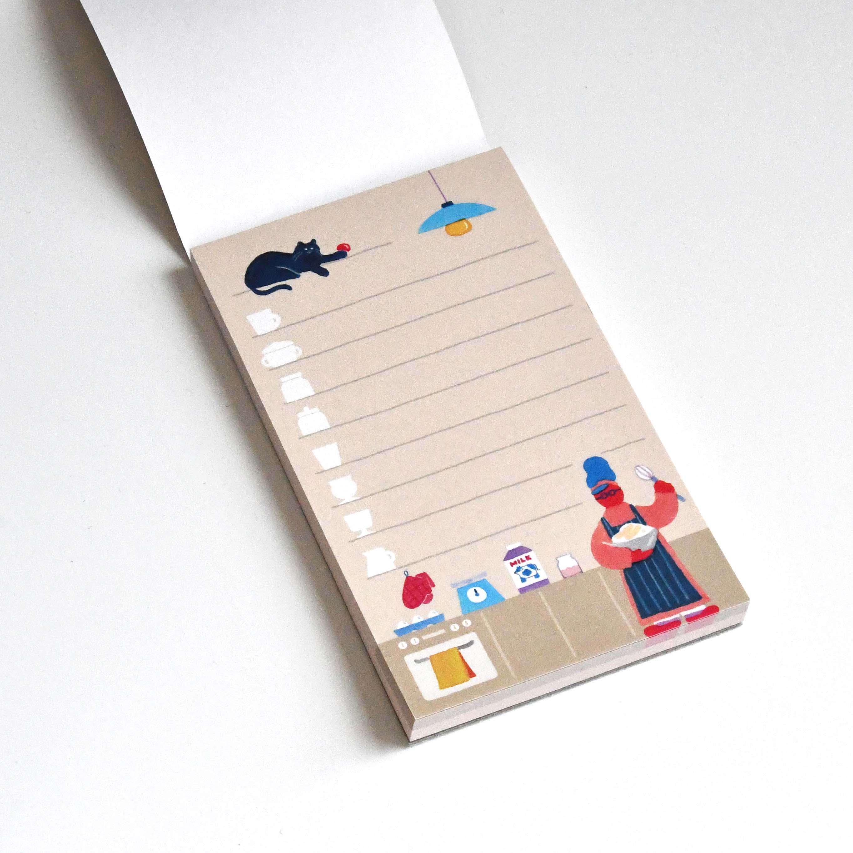 Iroha publication PALETTE Series THINGS TO DO Memo Notebook Healthy Beige, Japanese cute character illustration