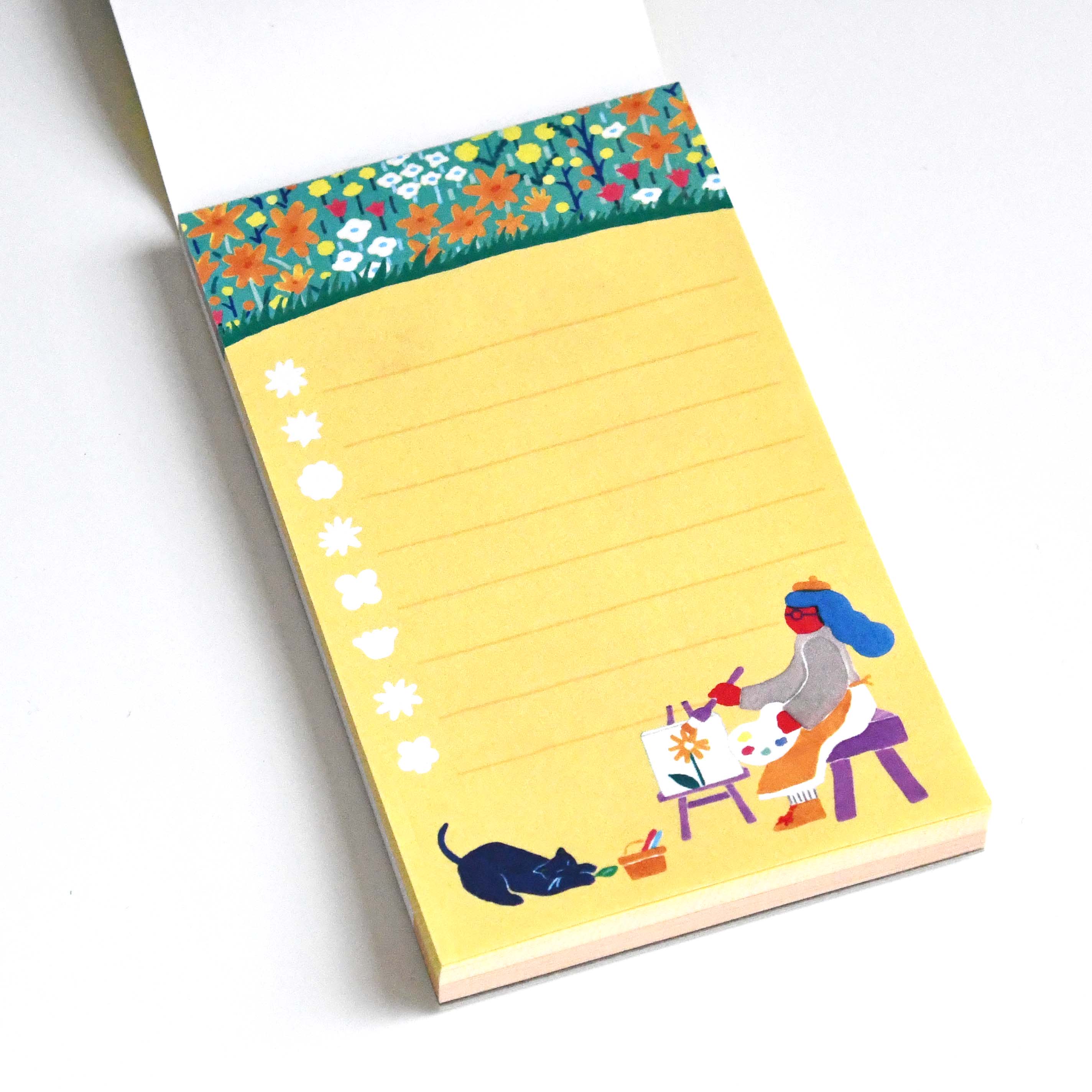 Iroha publication PALETTE Series THINGS TO DO Memo Notebook Creative yellow, Japanese cute character illustration