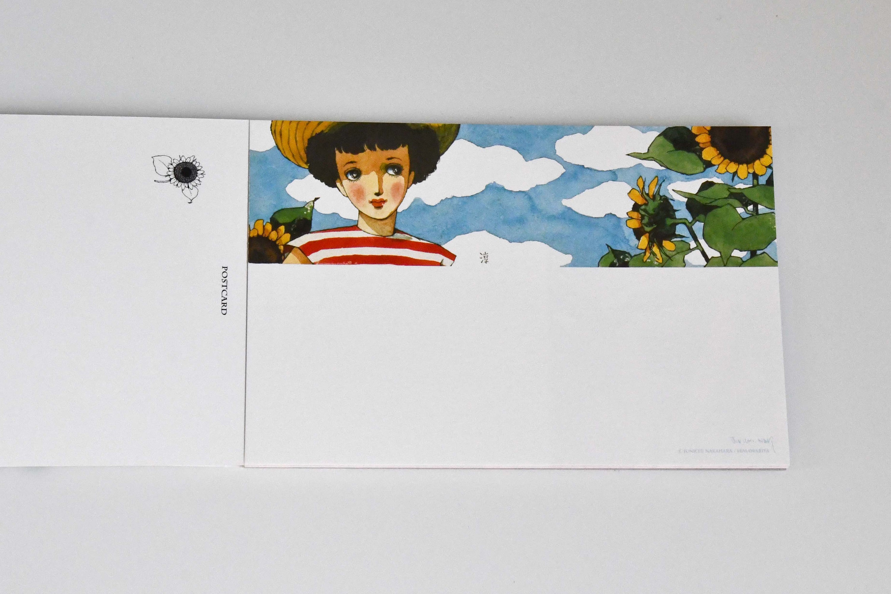 Junichi Nakahara Japanese illustration Postcards book Sunflower
