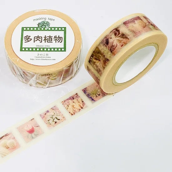 Kinoko Company Masking Tape Succulents