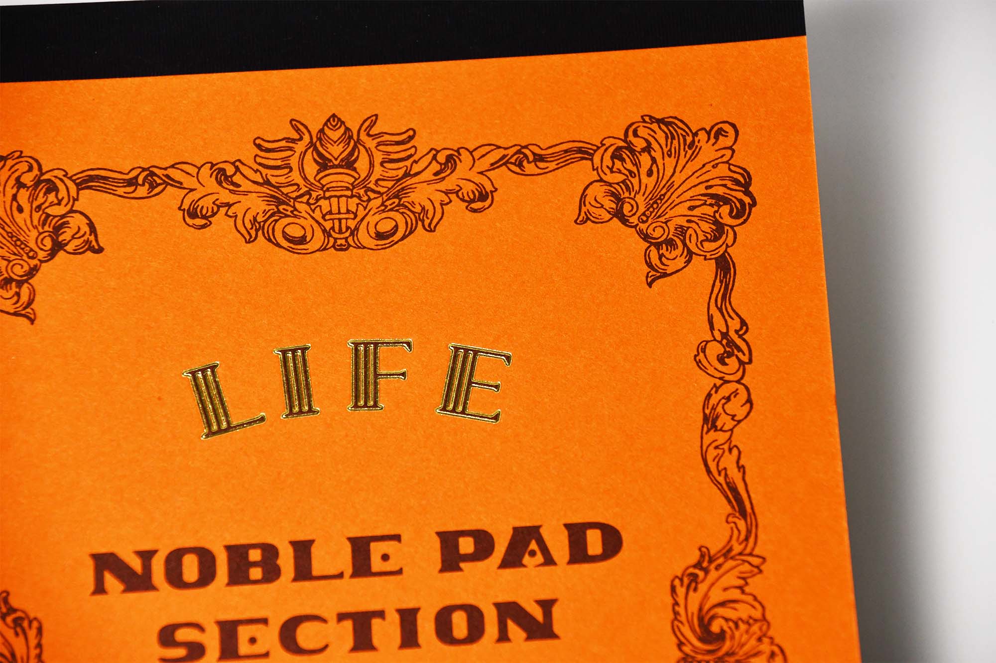 LIFE Noble Pad Section 100 Sheets A5 N400 Made in Japan Notepads Orange