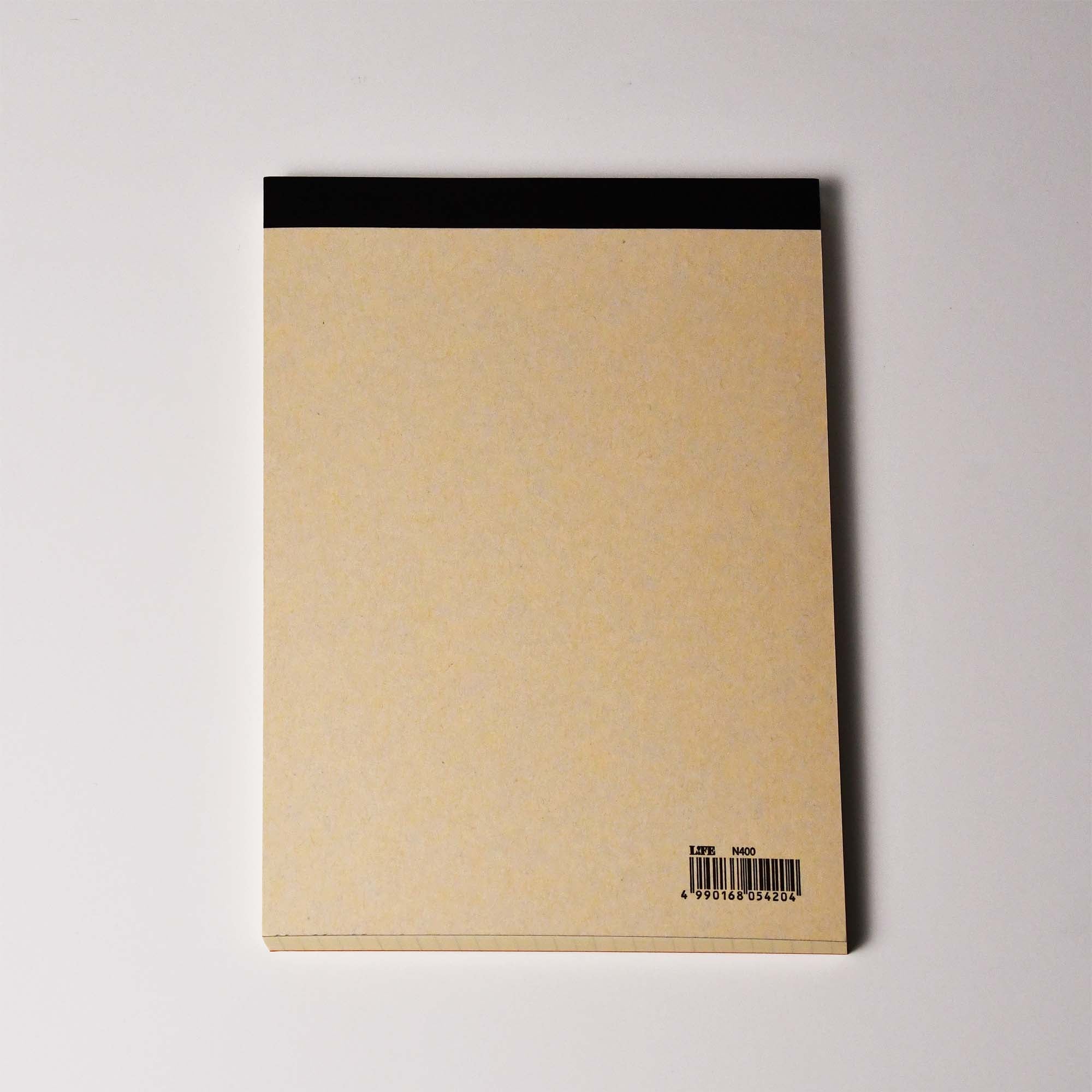 LIFE Noble Pad Section 100 Sheets A5 N400 Made in Japan Notepads Orange