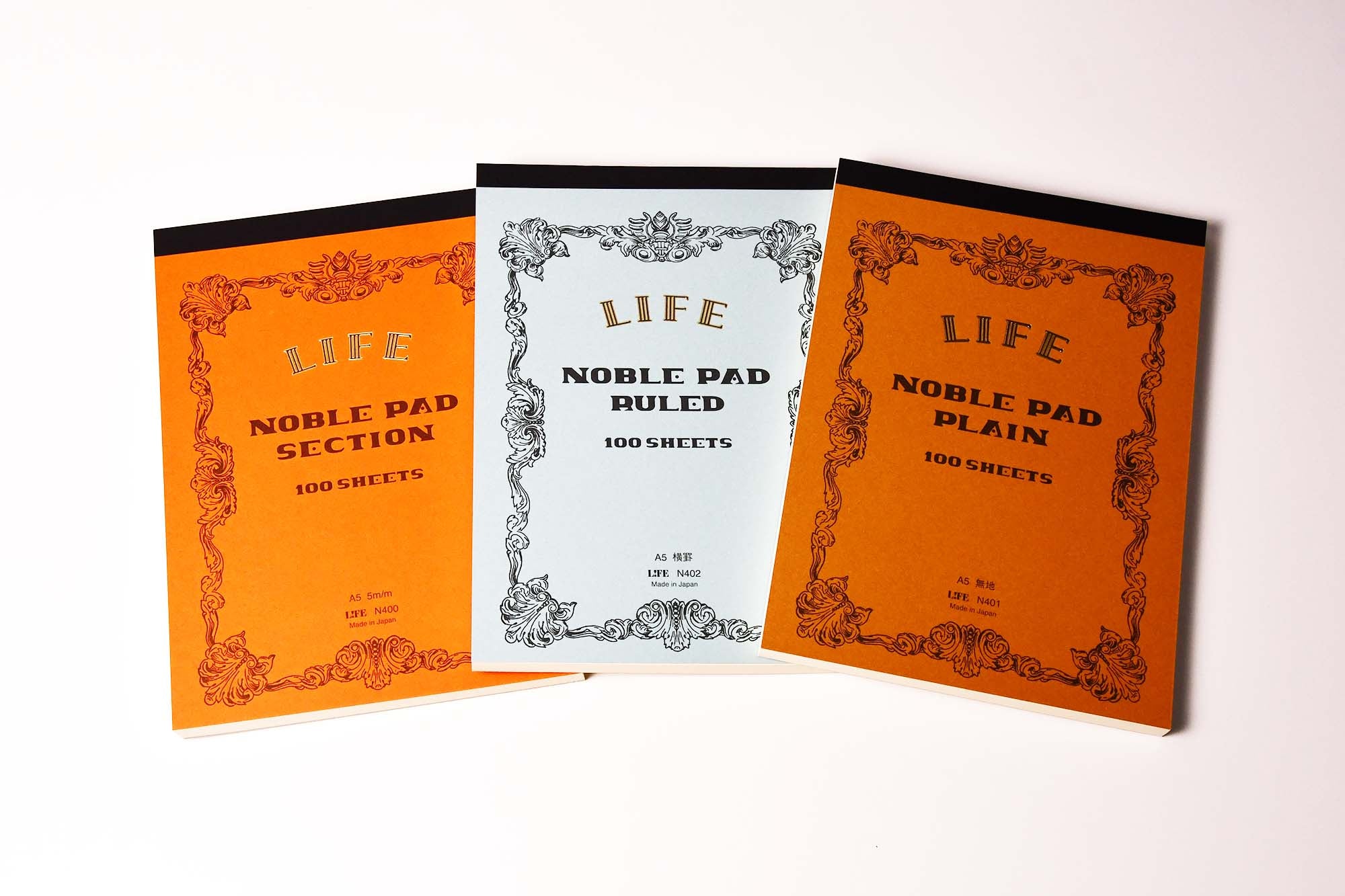 LIFE Noble Pad 100 Sheets A5 Made in Japan Notepads