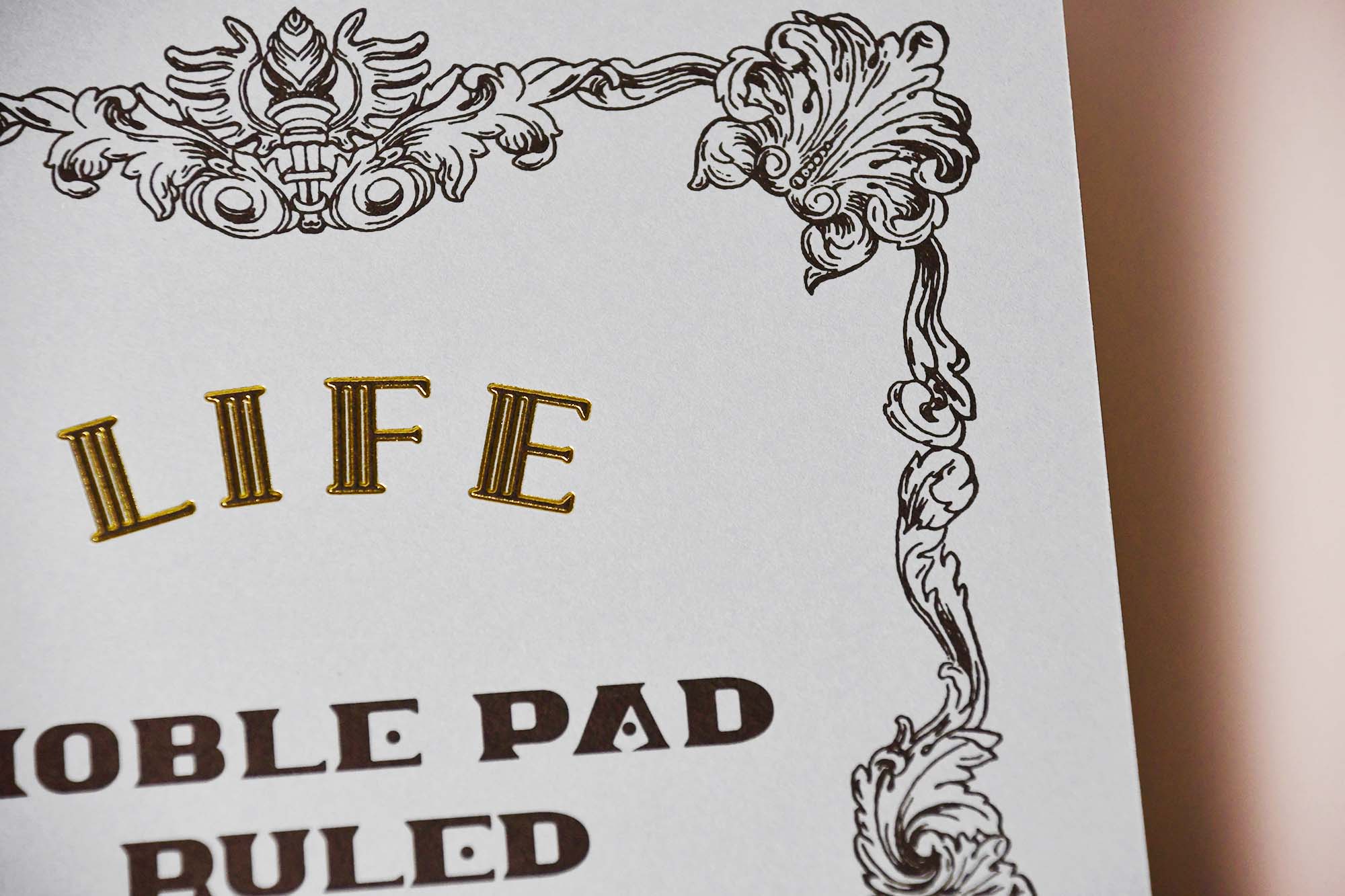 LIFE Noble Pad Ruled 100 Sheets A5 N402 Made in Japan Notepads Mint