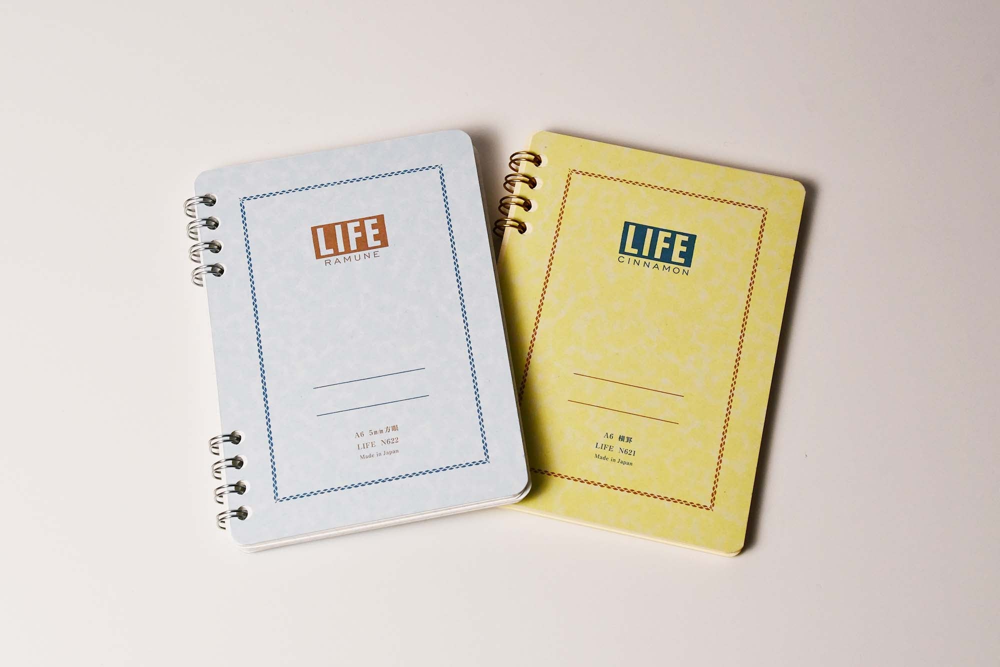 LIFE Ring Notebook A6 Stationery Made in Japan