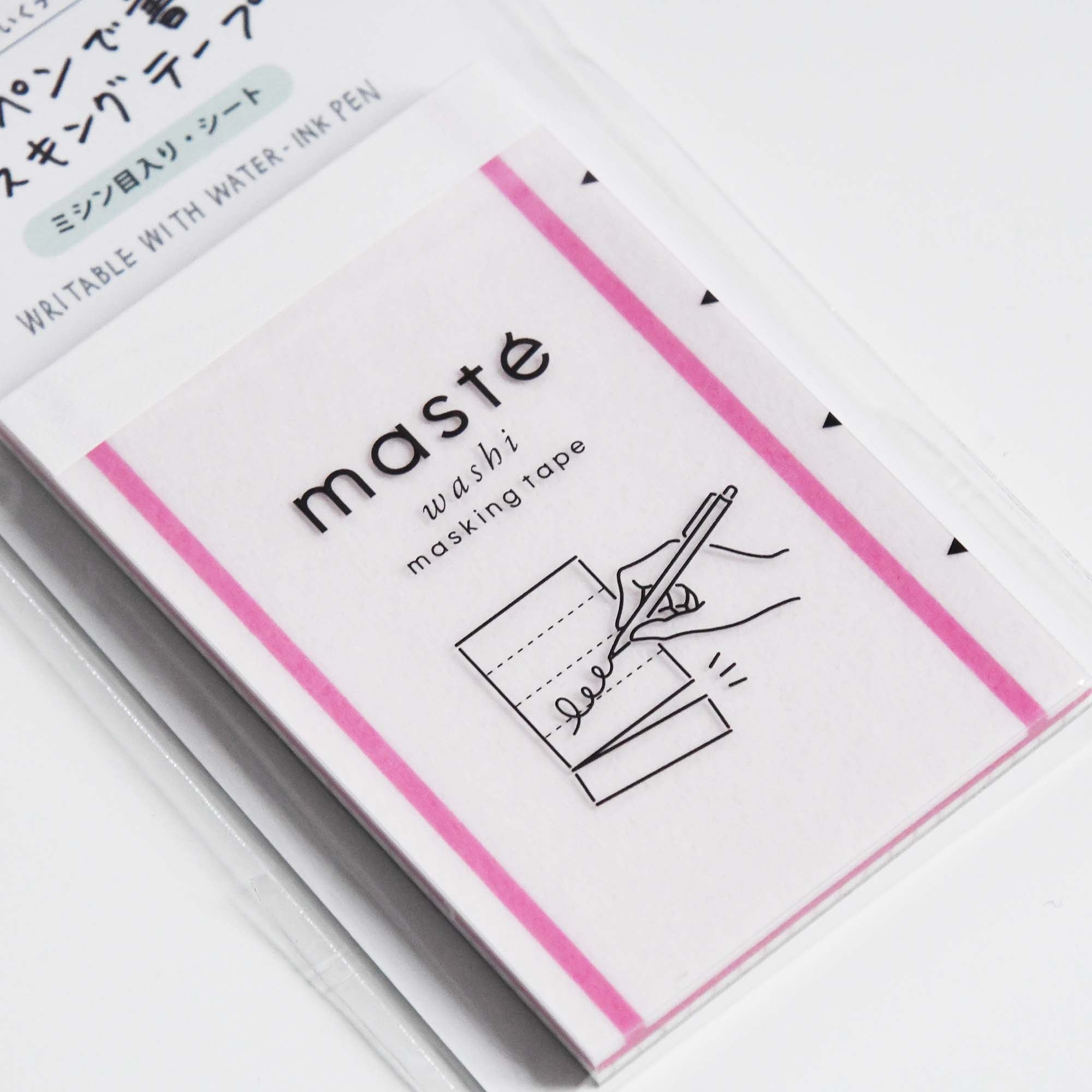 MARKS maste washi Japanese paper Masking Tape Sheet, Pink