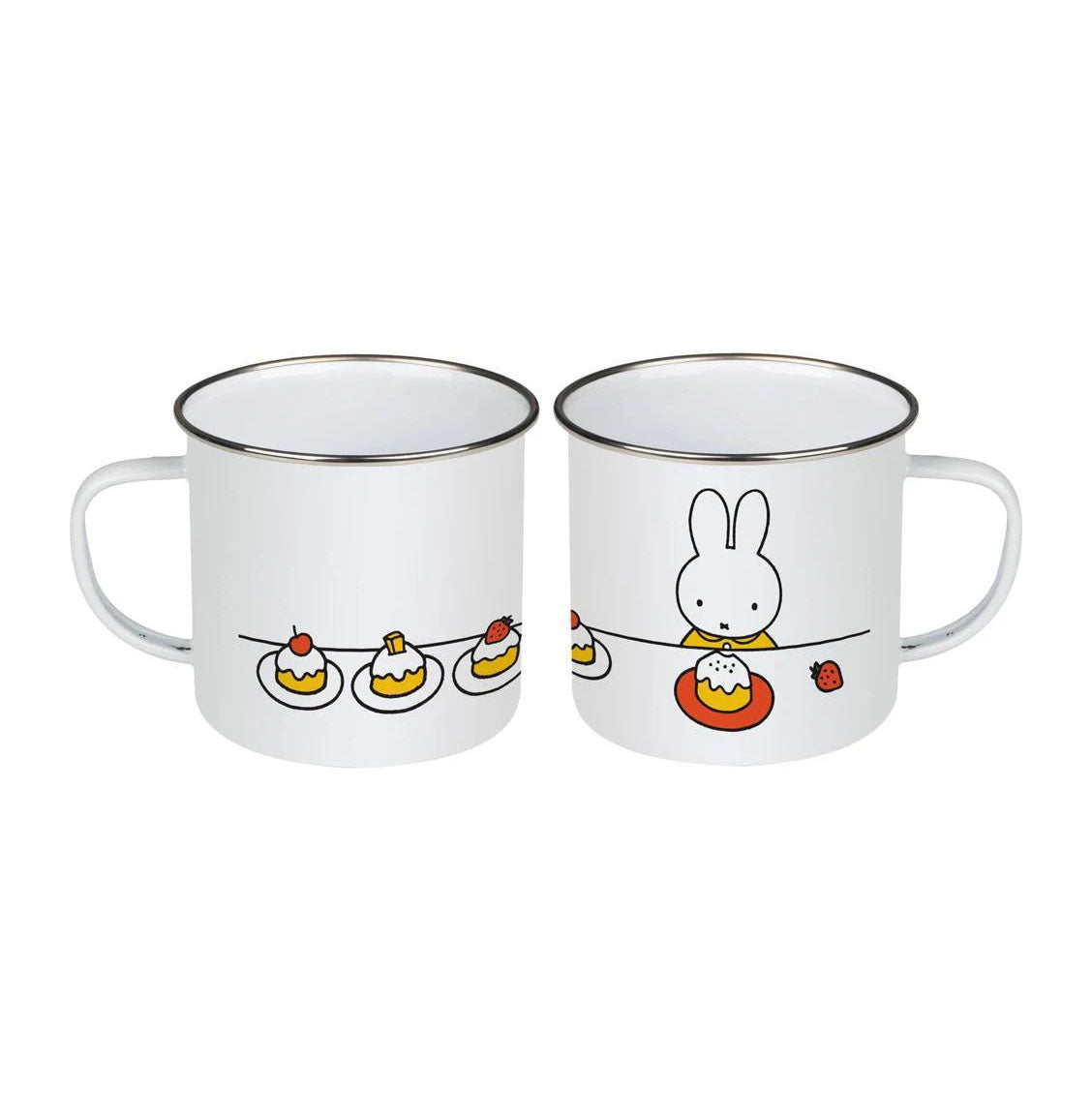 [Miffy] Enamel Mug - Cakes 023