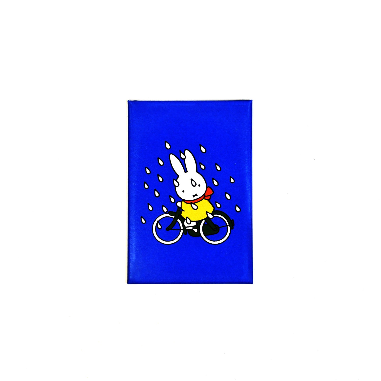 [Miffy] Magnet - On Her Bike in the Rain