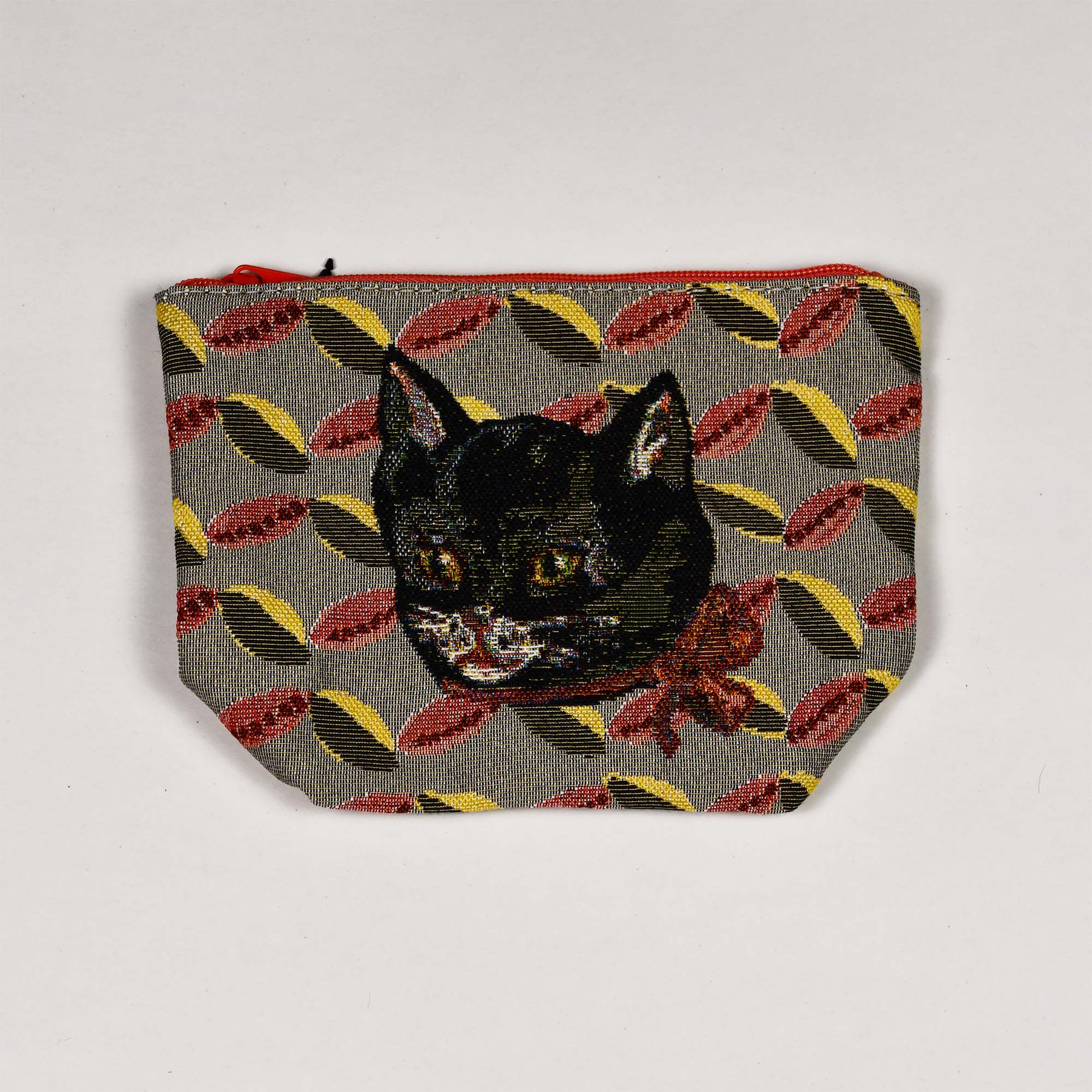 Nathalie Lete Animal Motif Pouch Black Cat