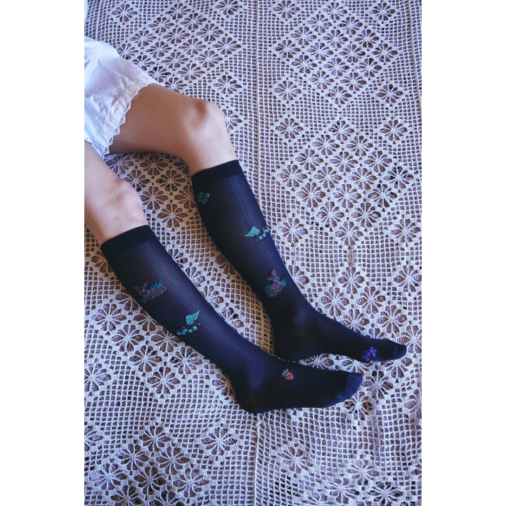 Nathalie Lete Luxury Knee High Stocking Wonderland