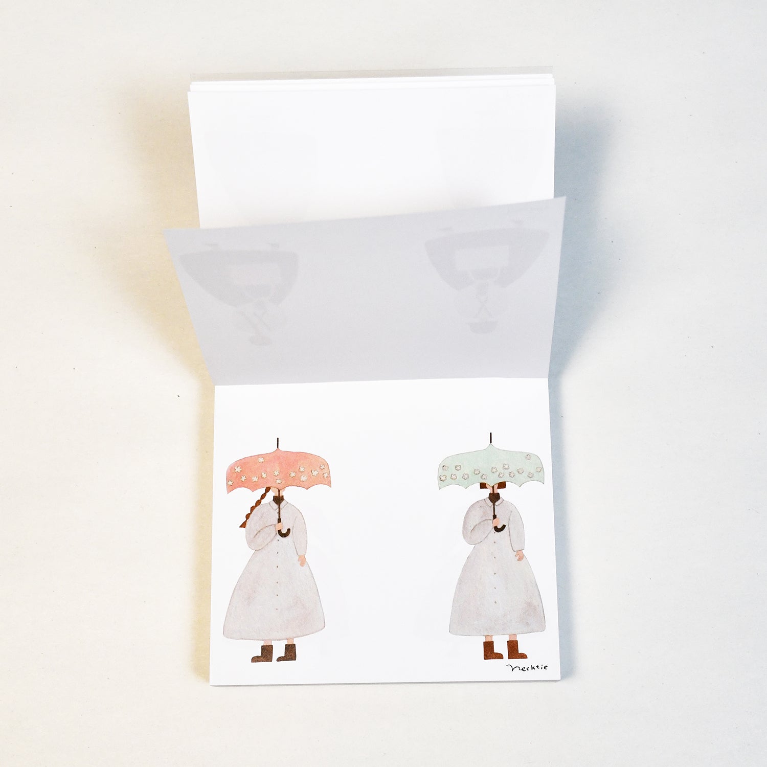 [Nekutai] 'Friendship' Block Memo Notebook