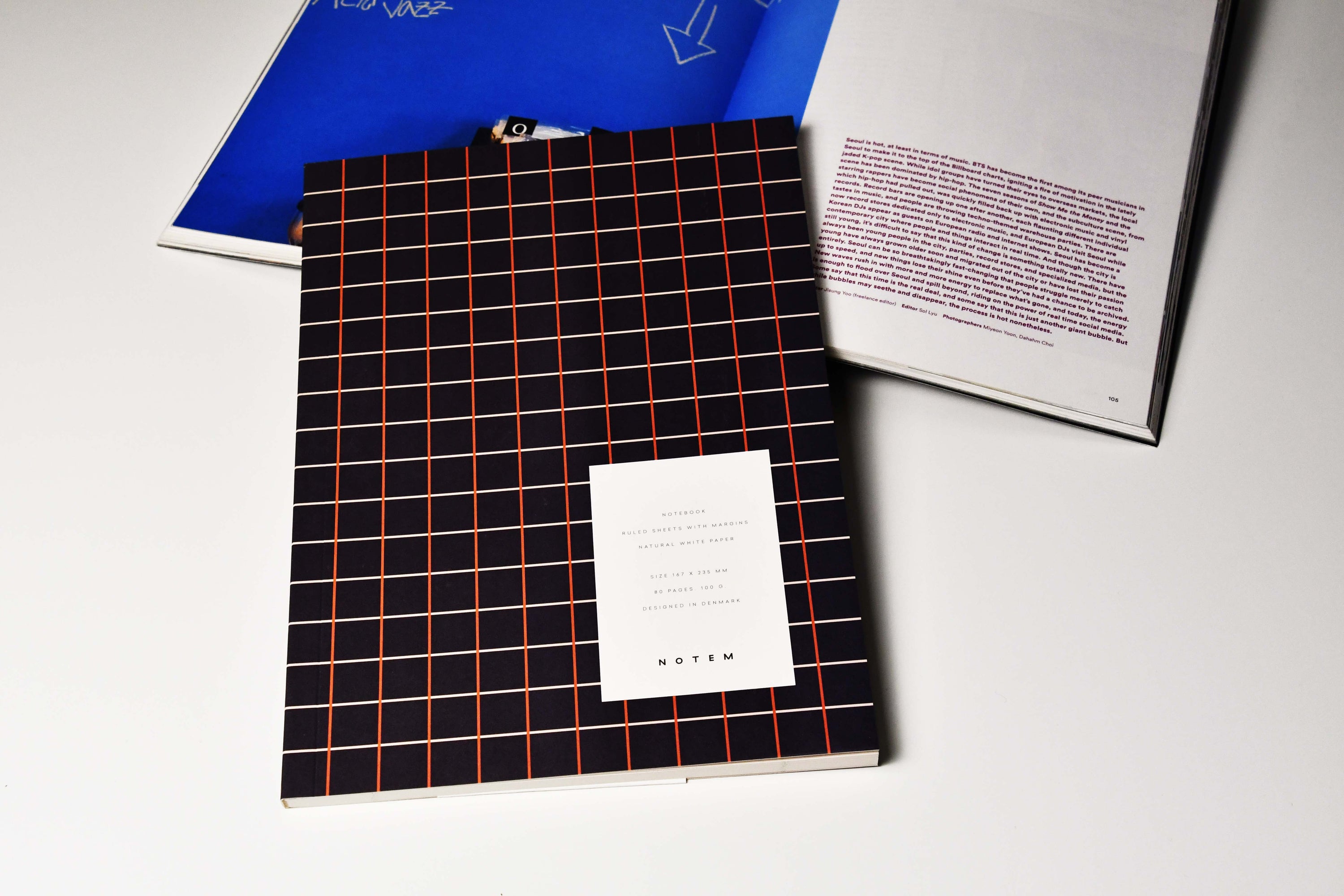 NOTEM VITA Softcover Notebook Medium  Dark Blue