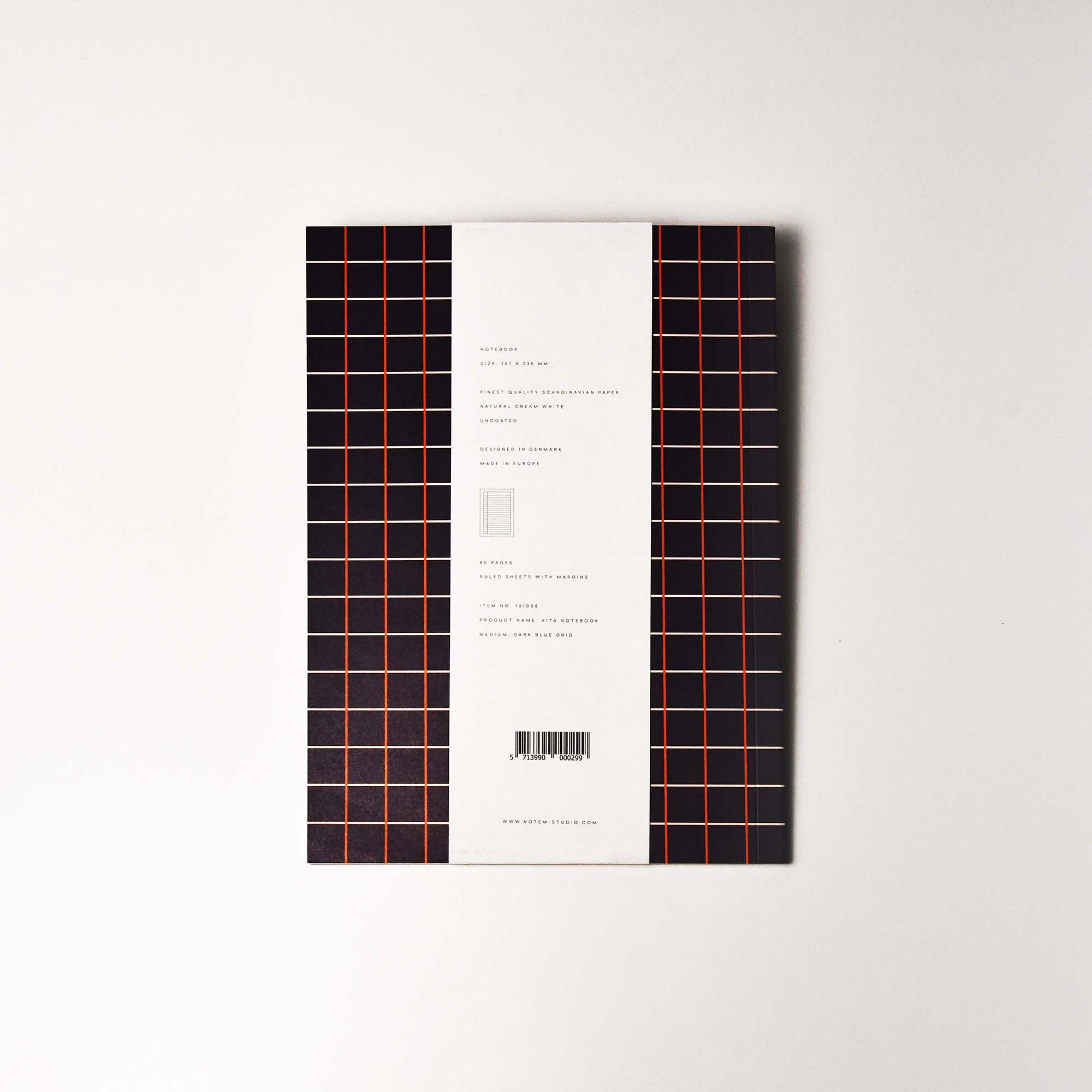 NOTEM VITA Softcover Notebook Medium  Dark Blue