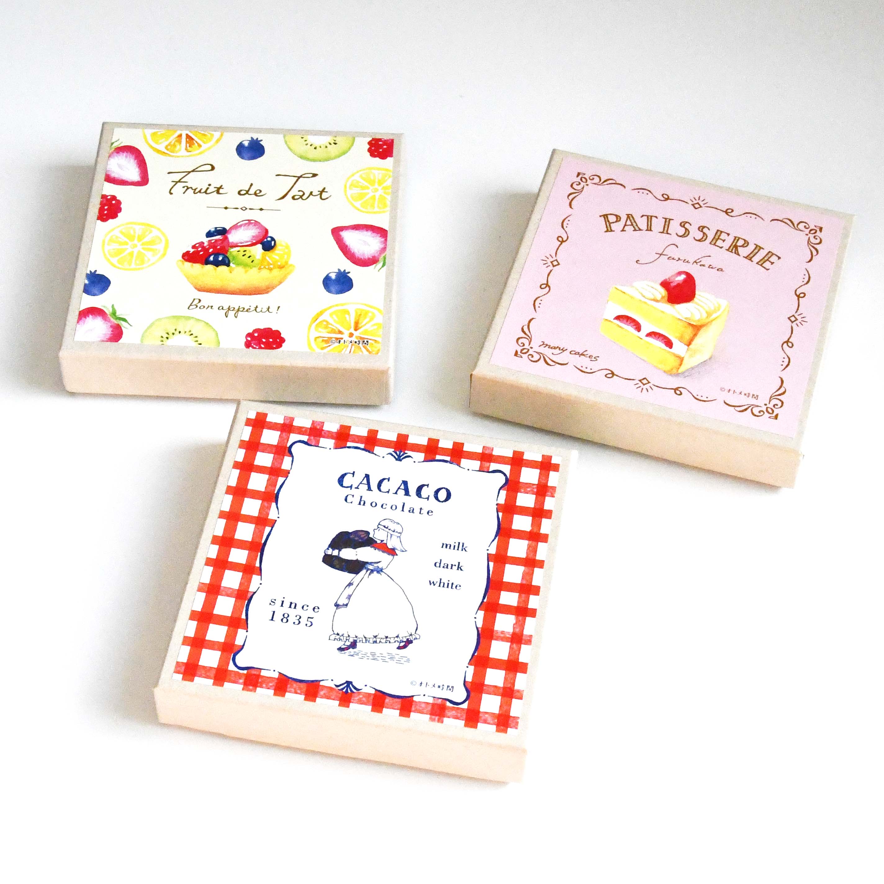 Otome Time Message Papers Box  Dessert, Japanese stationary