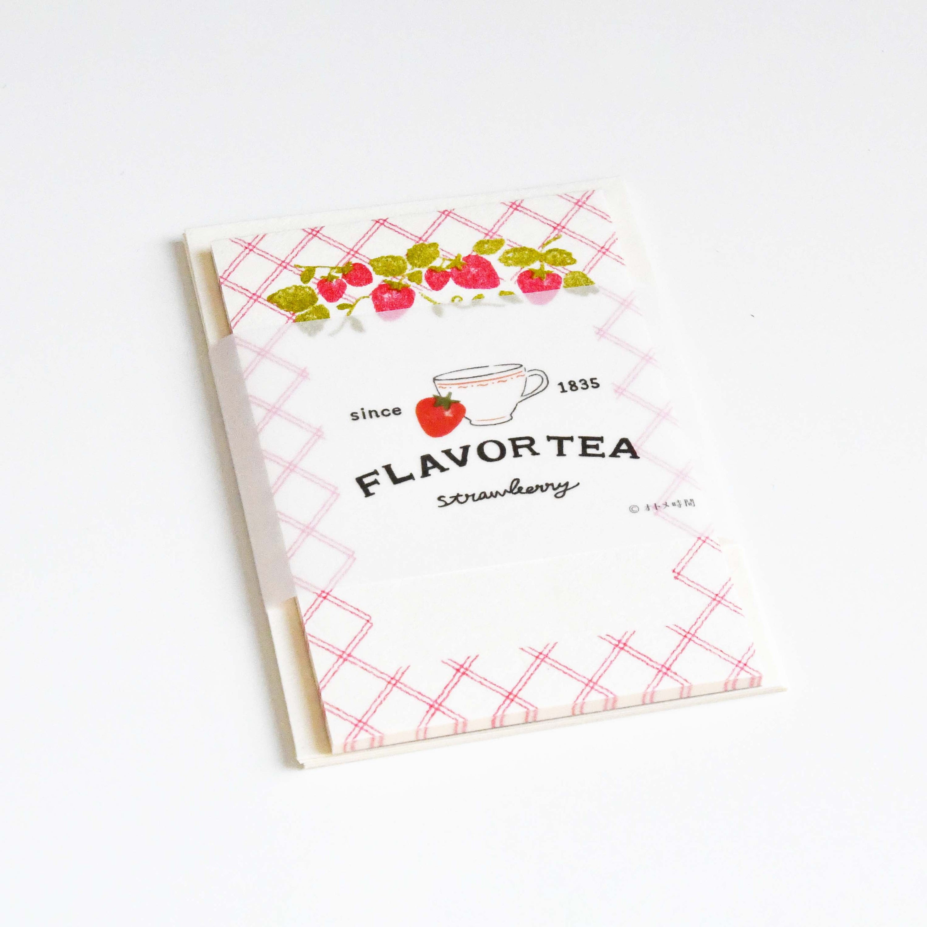 Otome Time FLAVOR TEA Tea Bag Letter Paper Strawberry