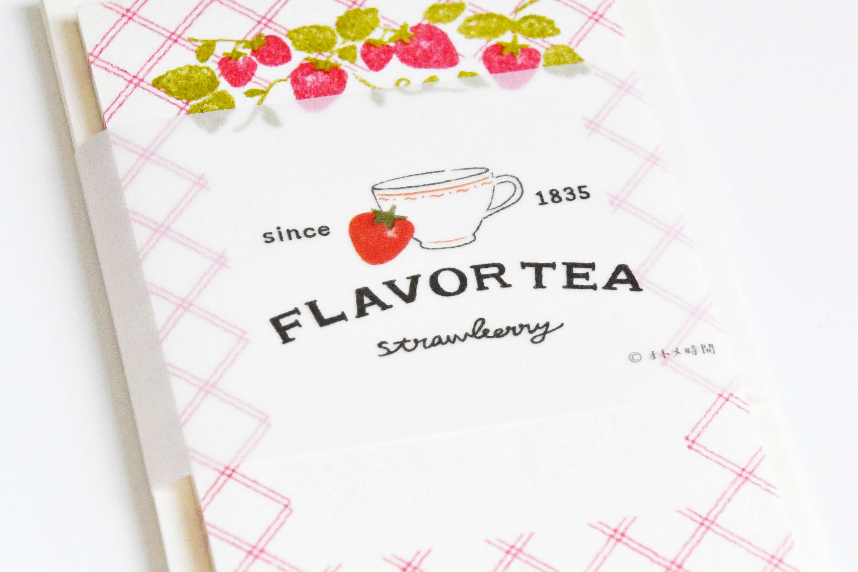 Otome Time FLAVOR TEA Tea Bag Letter Paper Strawberry