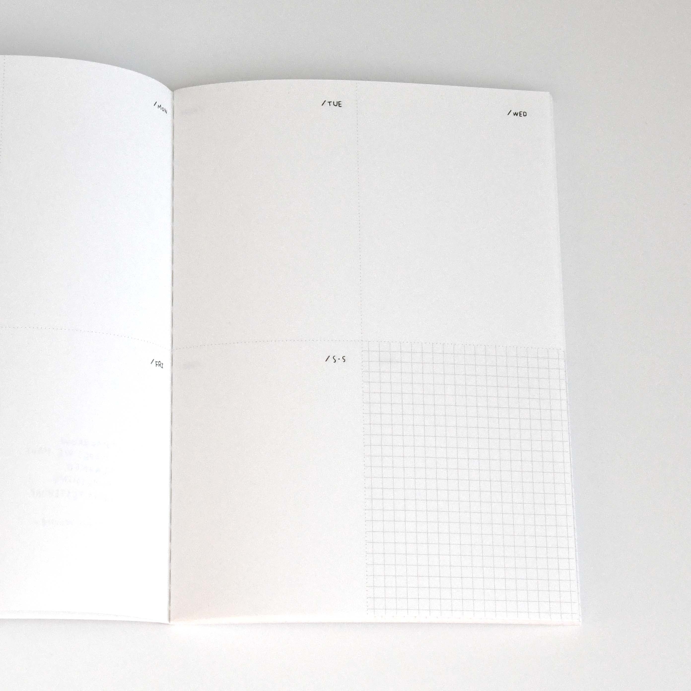 Suatelier A5 Weekly Planner Notebook