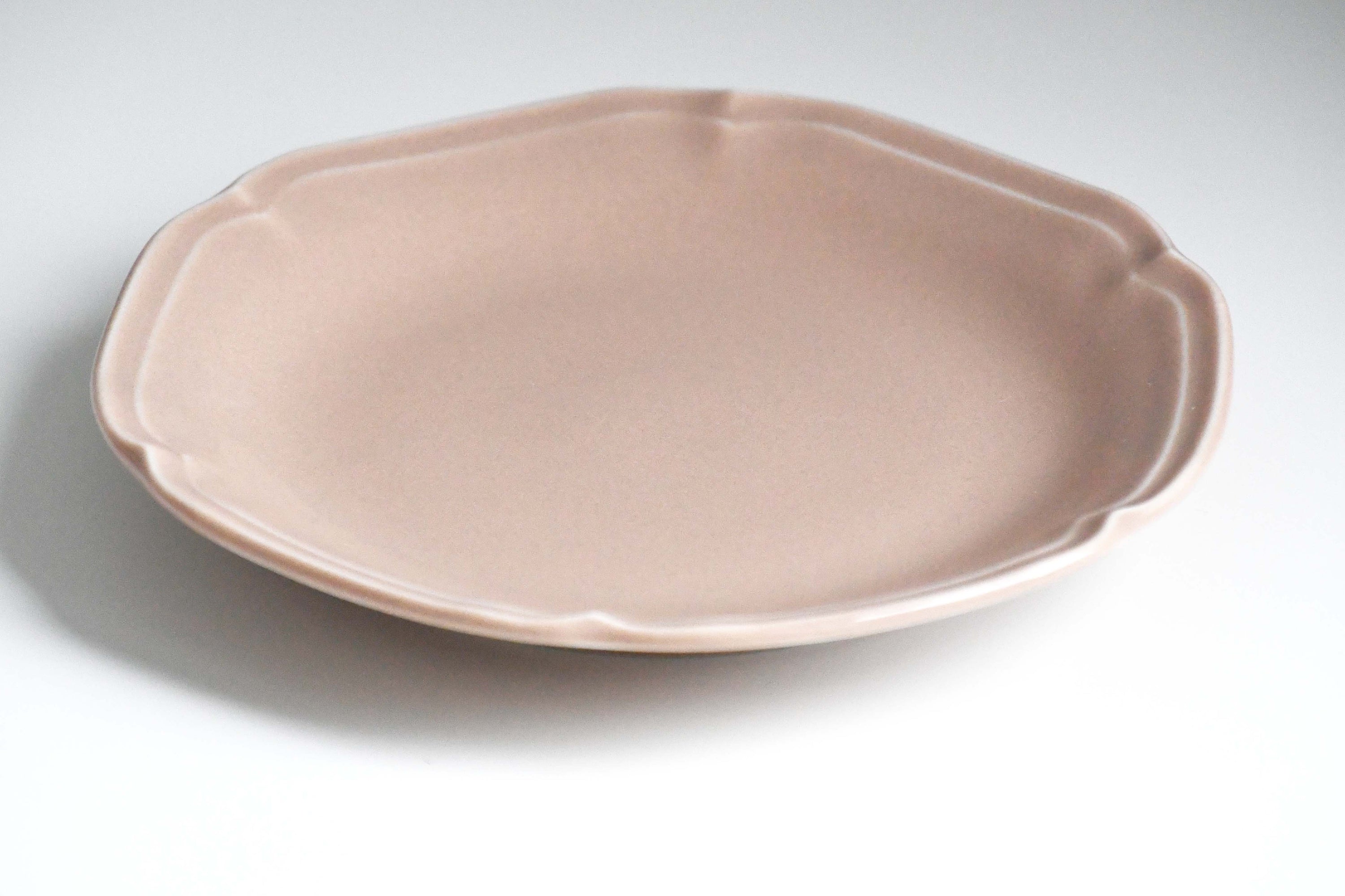 Reable Japanese Minoyaki Ceramic Dessert Plate Pink, Japanese traditional ceramic product