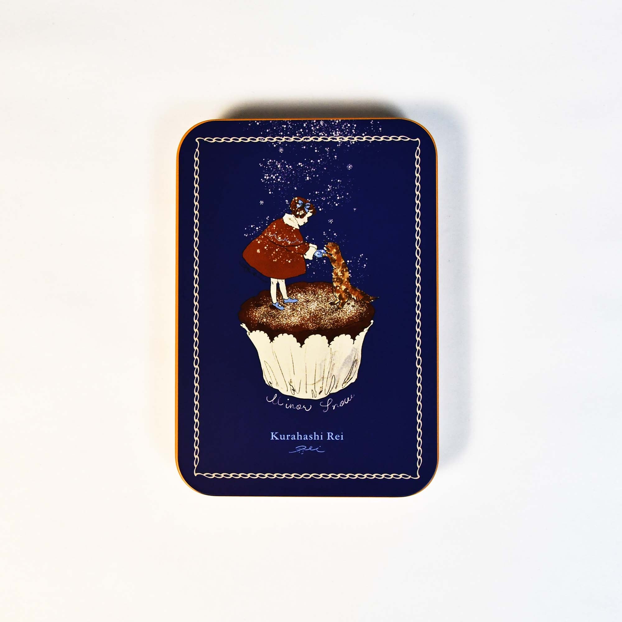 [Rei Kurahashi] Can Case & Postcards set - Navy