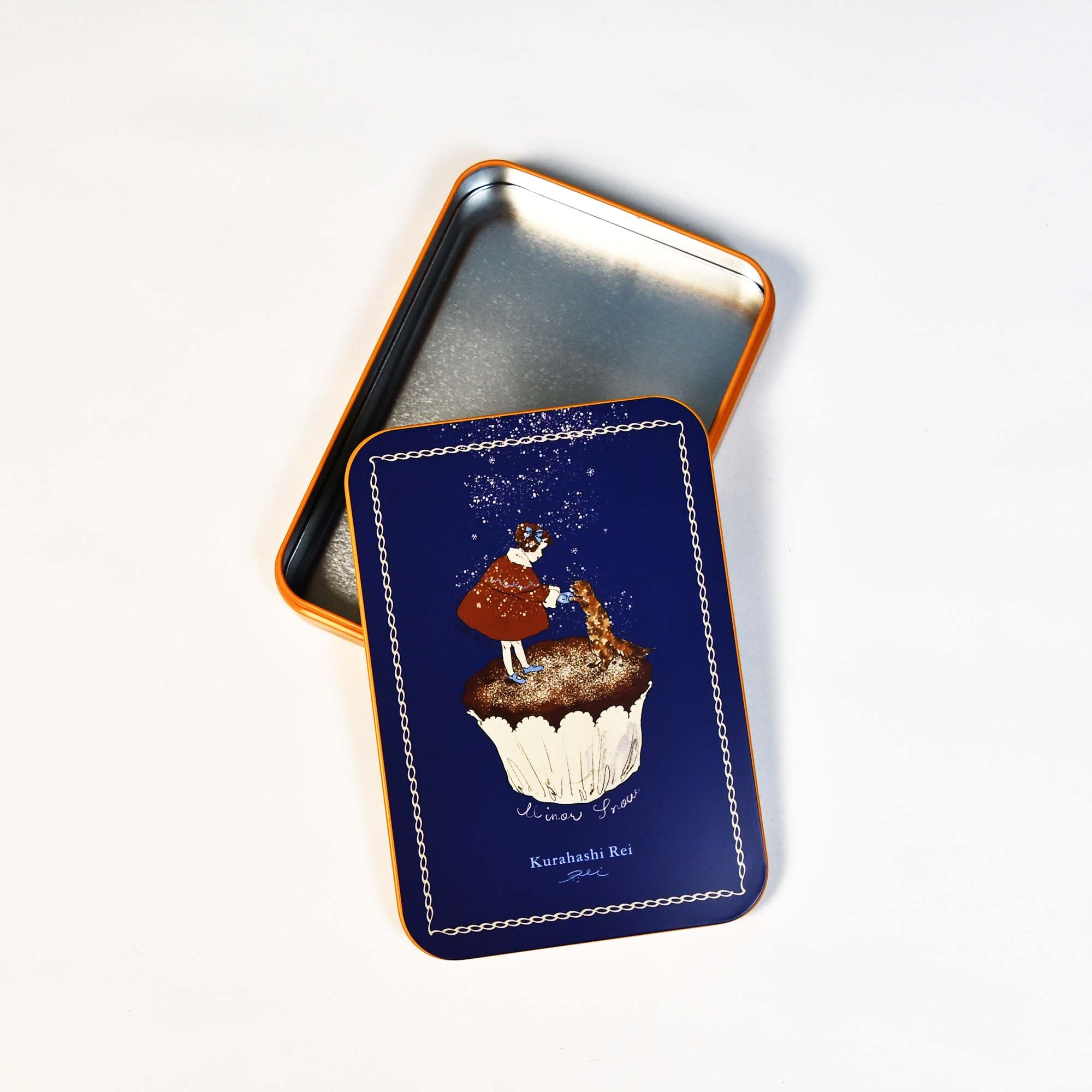 [Rei Kurahashi] Can Case & Postcards set - Navy