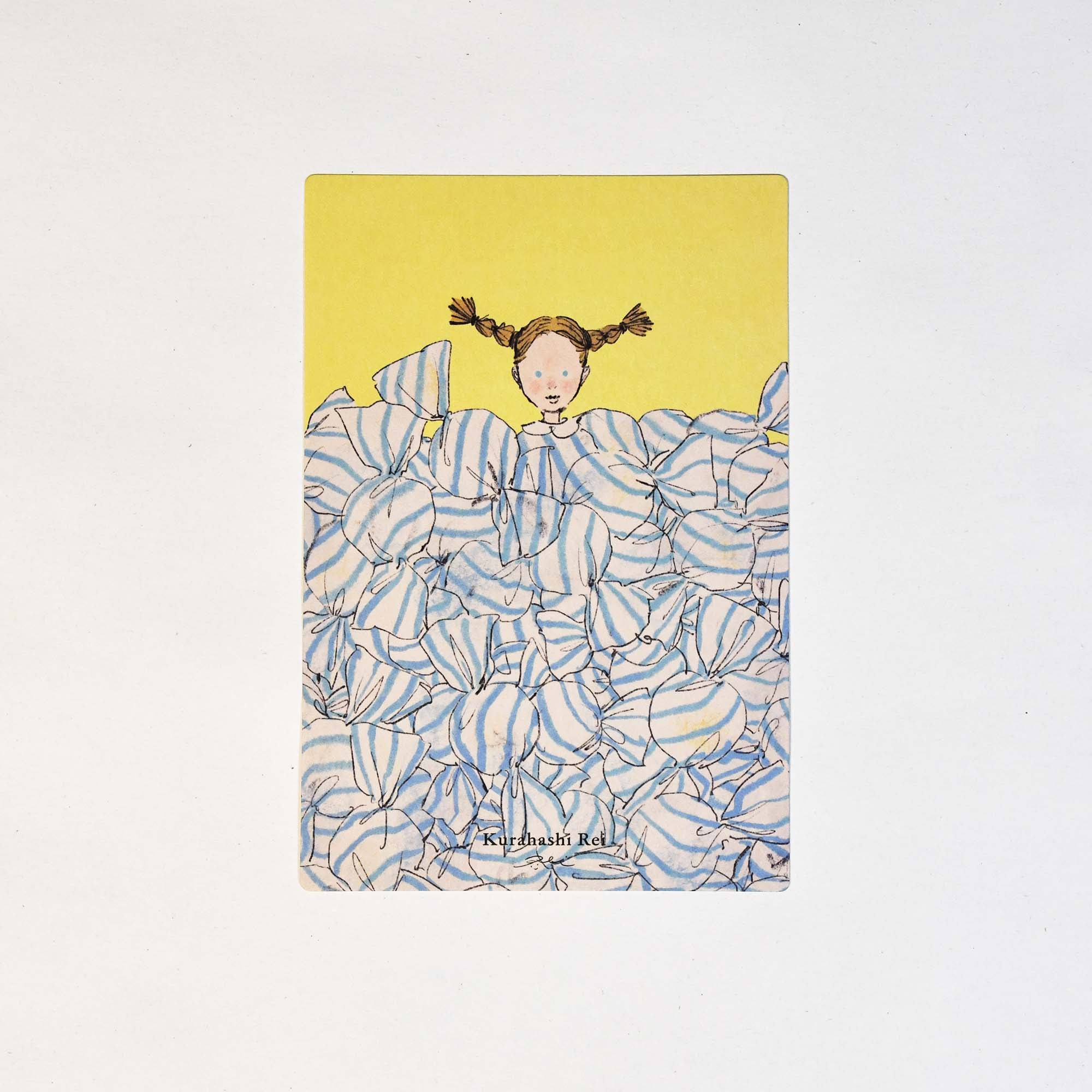 [Rei Kurahashi] Can Case & Postcards set - Red