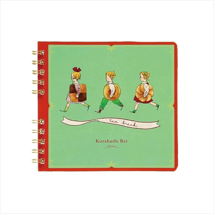 [Rei Kurahashi] Square Ring Note Lined - Cookie