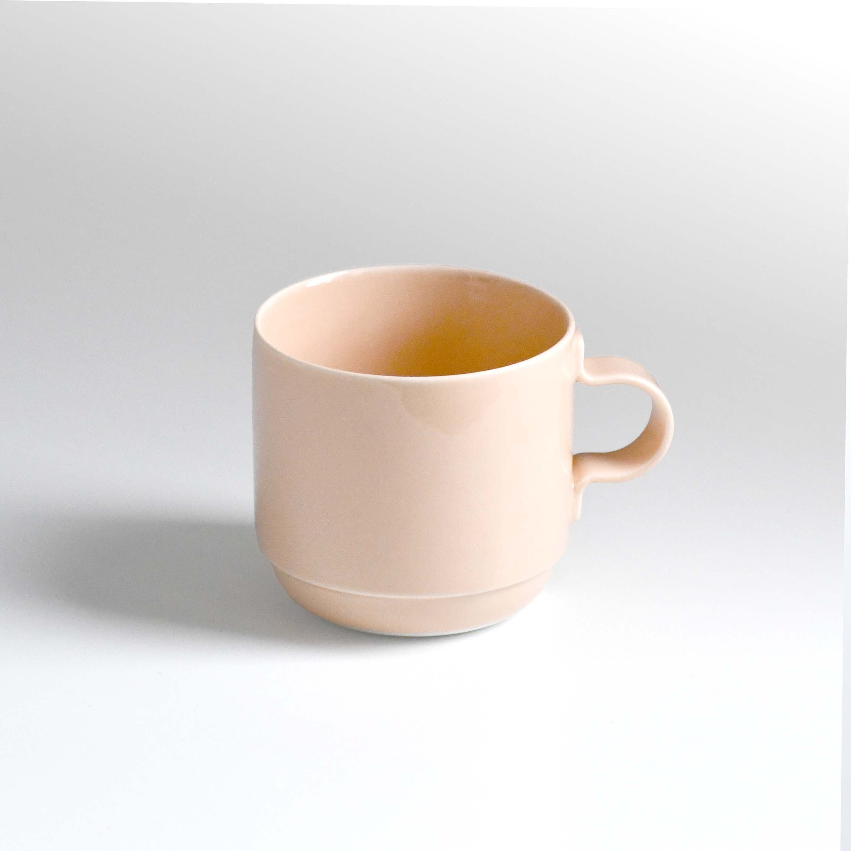 TAF Japanese Aritayaki Modern Ceramic Mug Cup, Pink