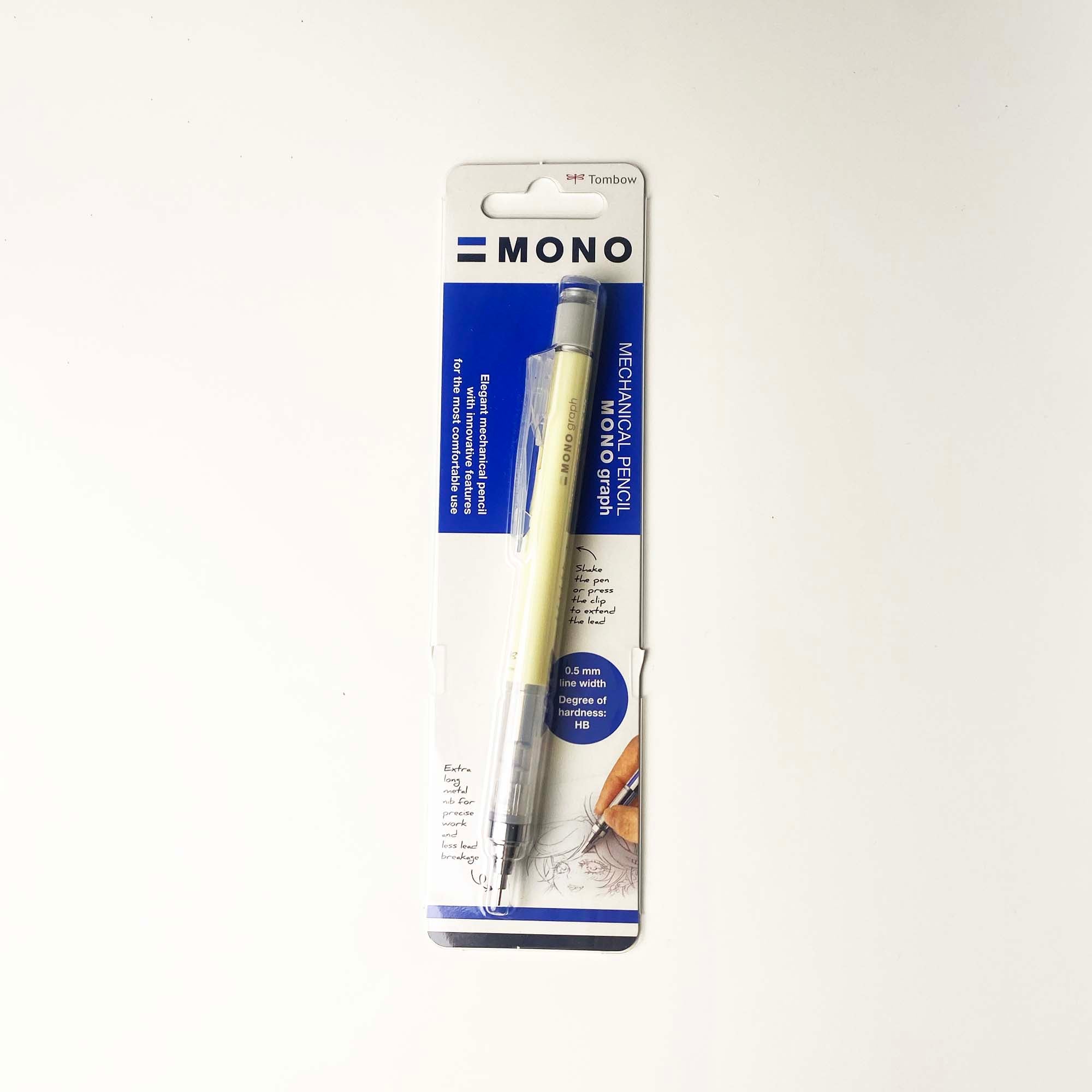 [Tombow] Mono Graph Blister - Cream Yellow